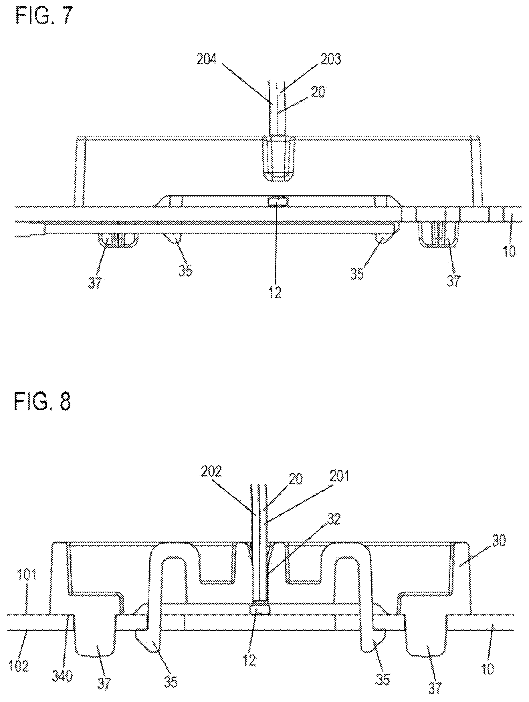 Patent US12611095 Figure 7 – Endoscope comprising holder for inserting a light guide