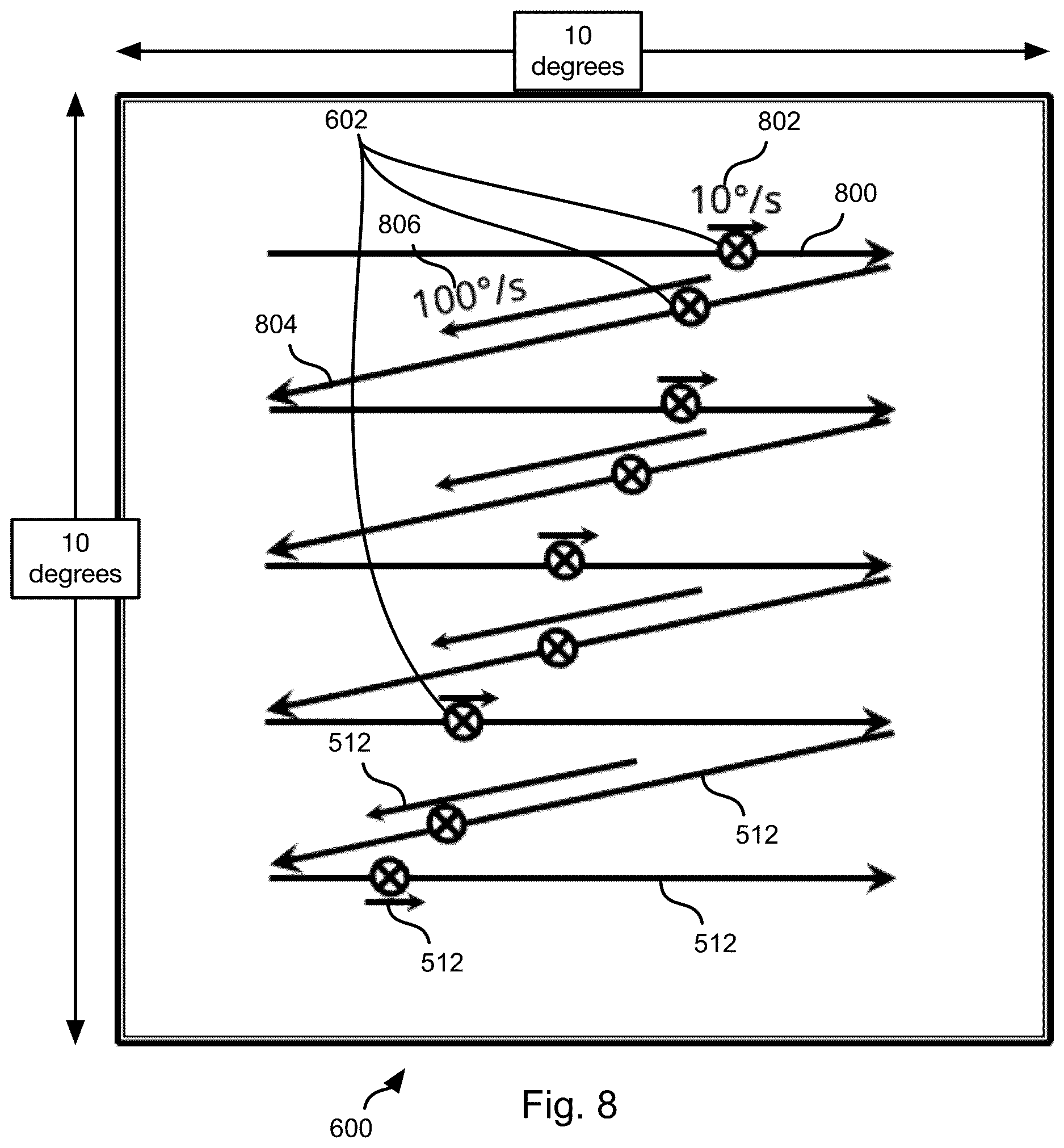 Patent US12611099 Figure 9 – Psychophysical evaluation of the effect of vitreous floaters