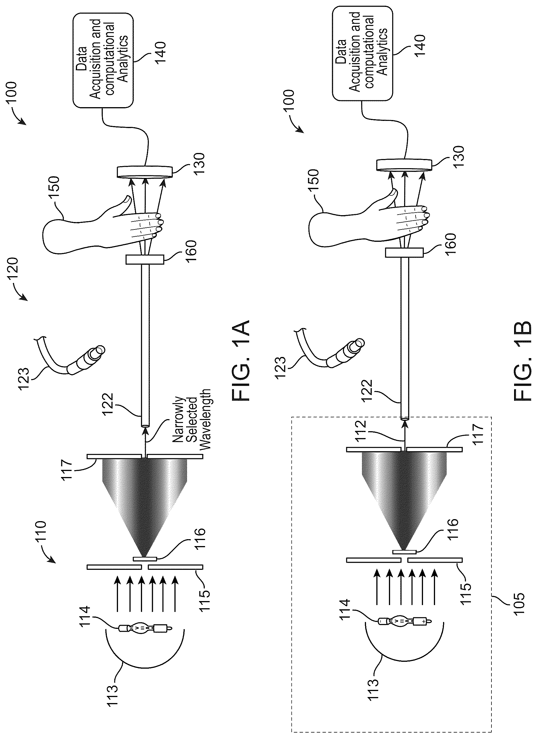 Patent US12611114 Figure 1 – Broadband multispectral diagnostic systems and methods