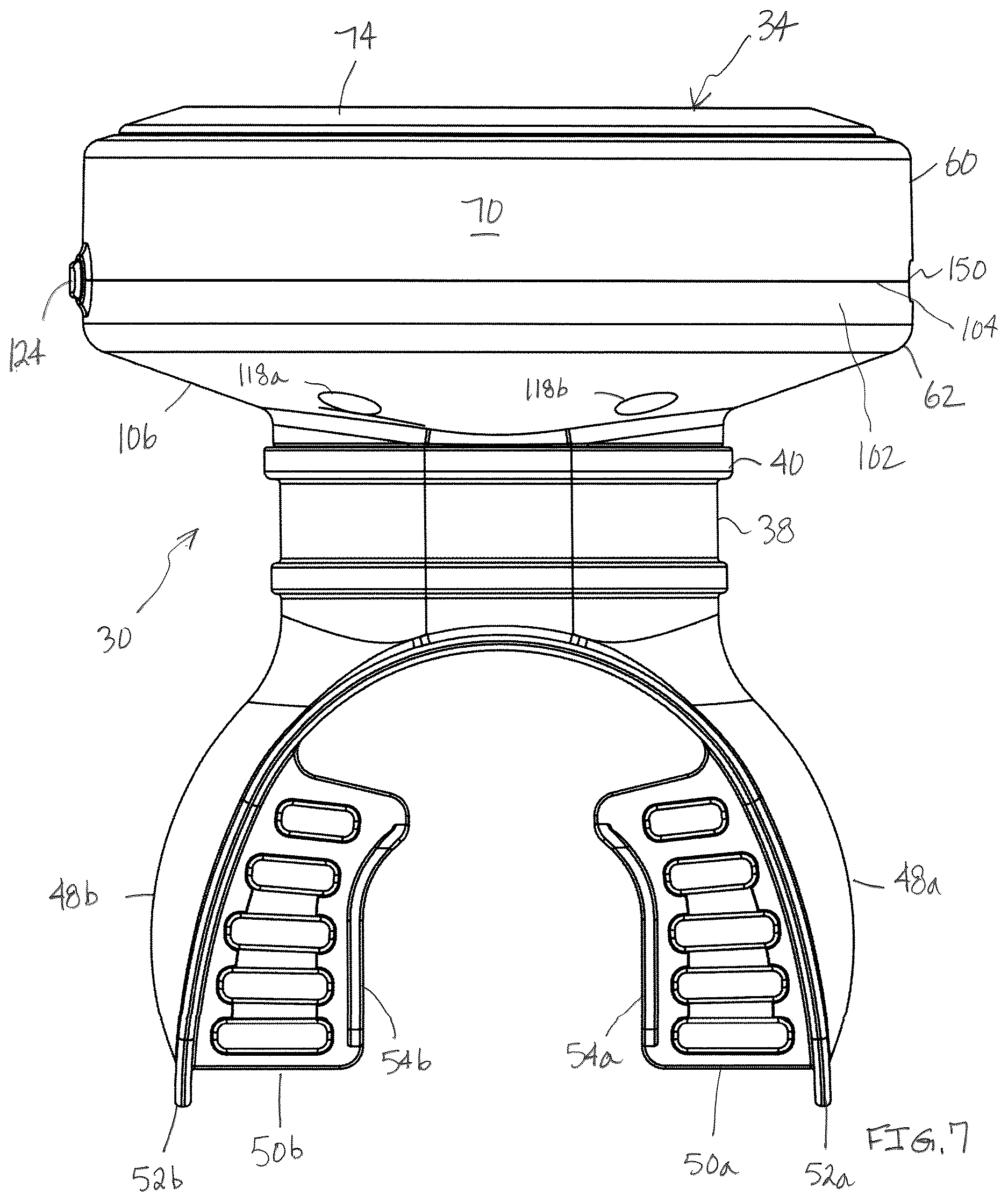 Patent US12611118 Figure 7 – Modular breath tracking and training system