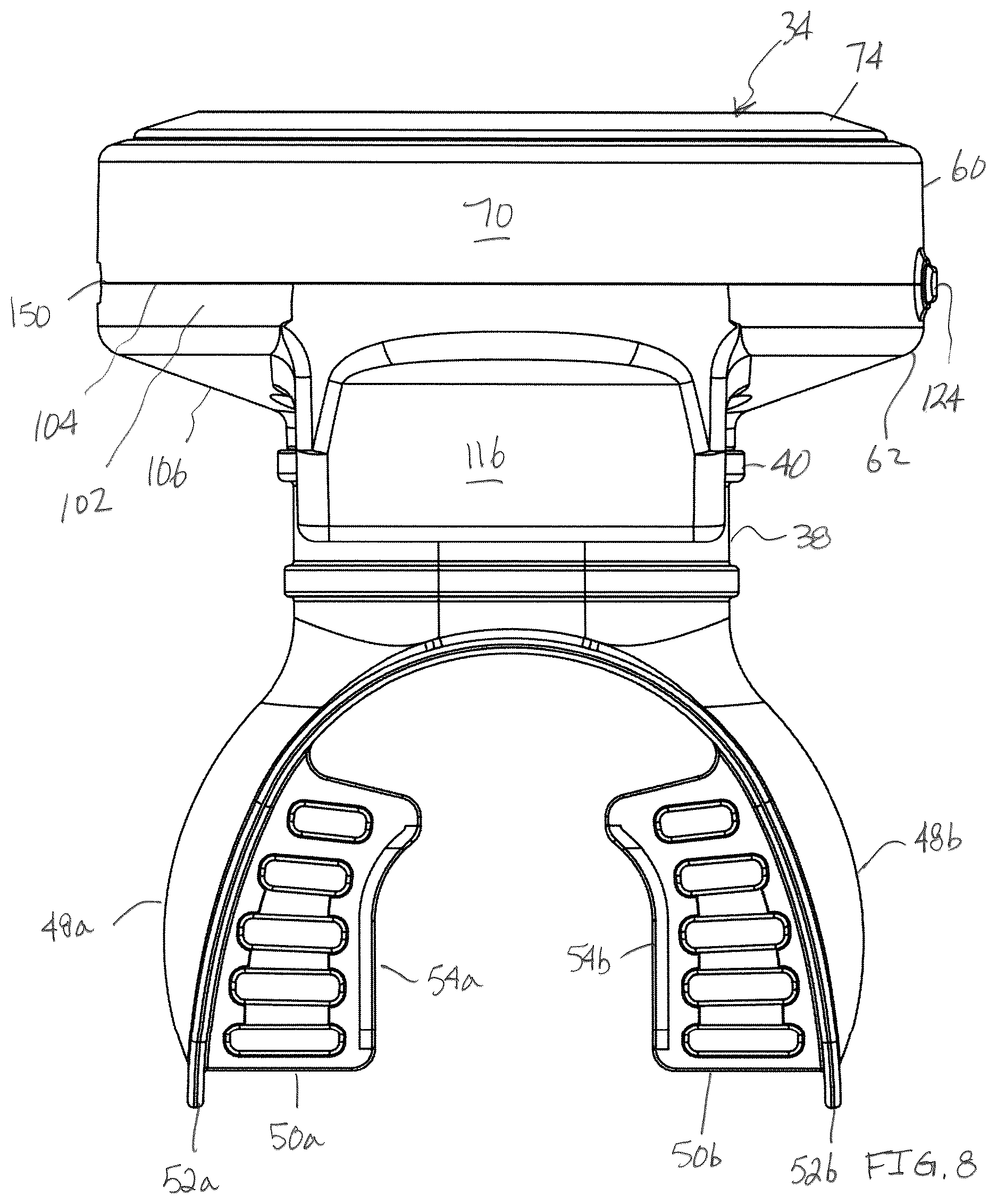 Patent US12611118 Figure 8 – Modular breath tracking and training system