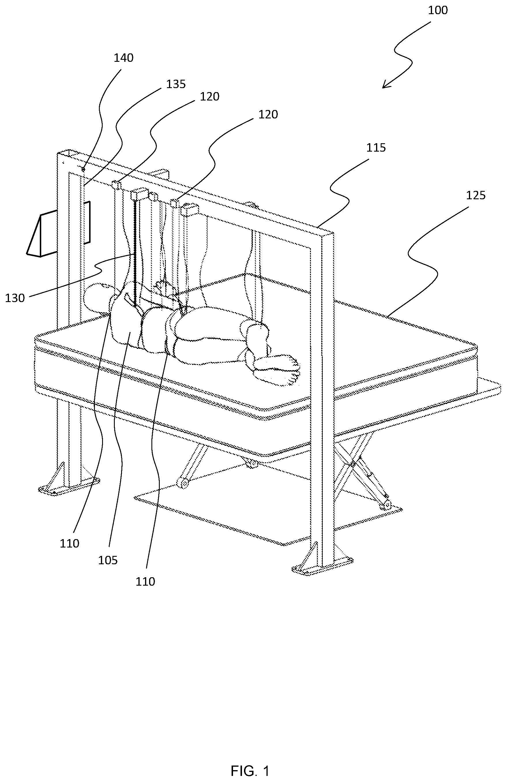 Patent US12611119 Figure 1 – Test method for assessing spinal or skeletal alignment