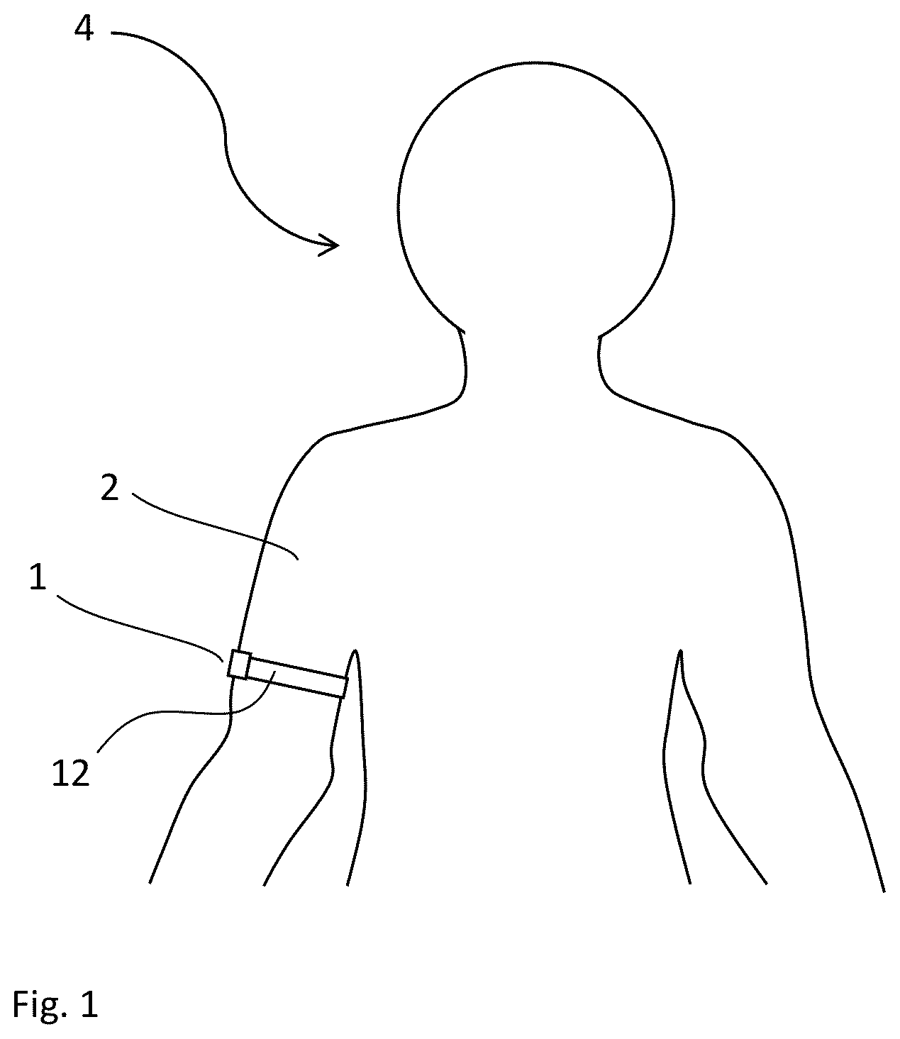 Patent US12611124 Figure 1 – Monitoring apparatus and method