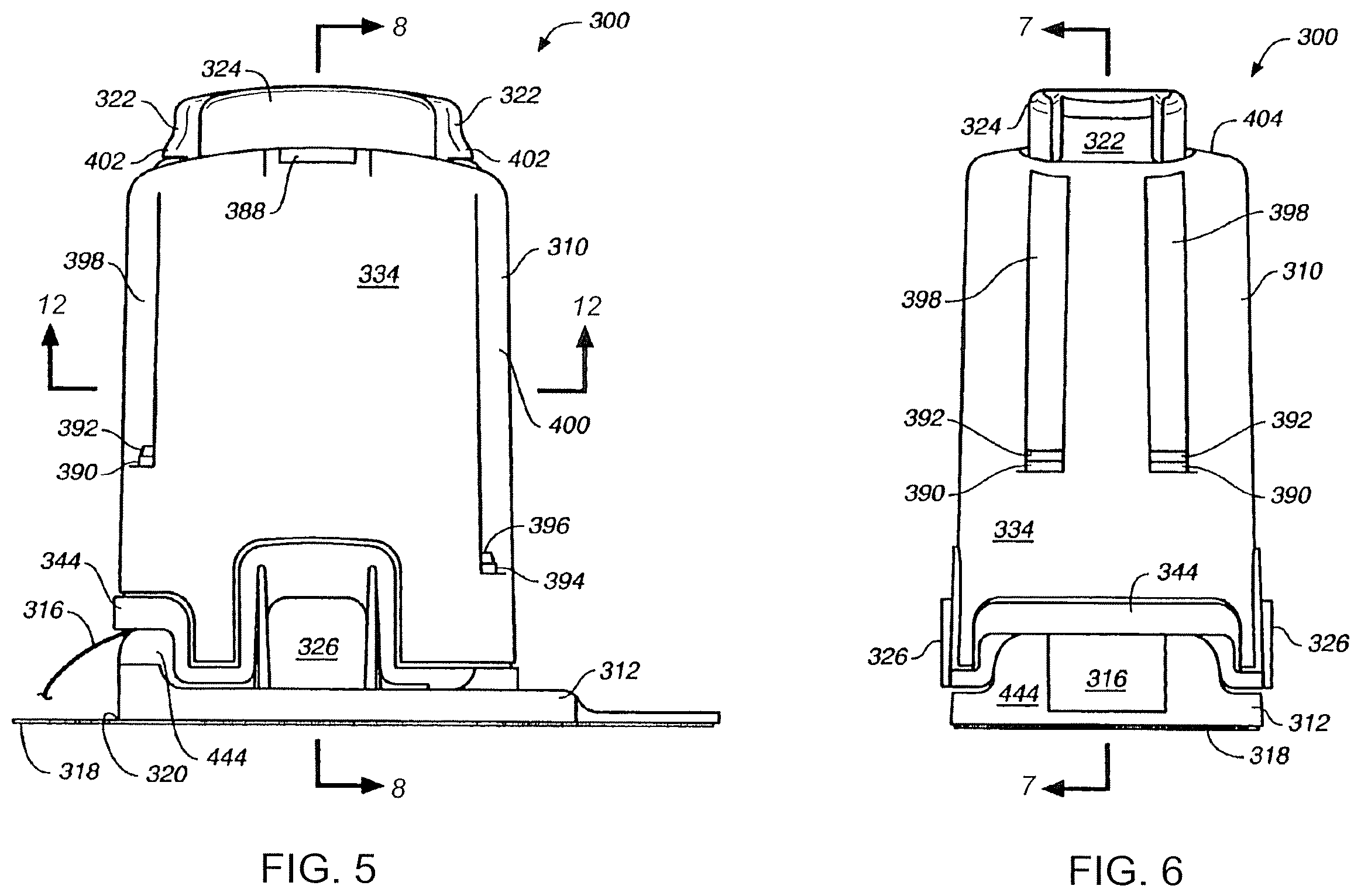 Patent US12611125 Figure 4 – Sensor insertion devices and methods of use