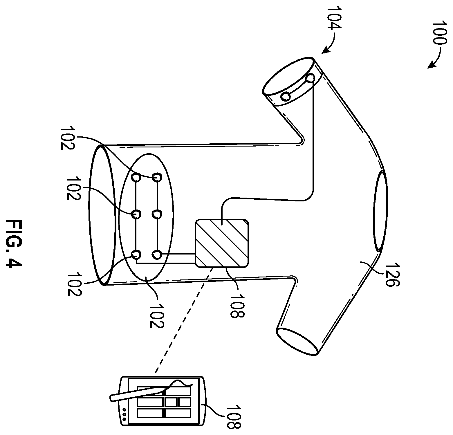 Patent US12611130 Figure 4 – Self-learning and non-invasive bladder monitoring systems and methods