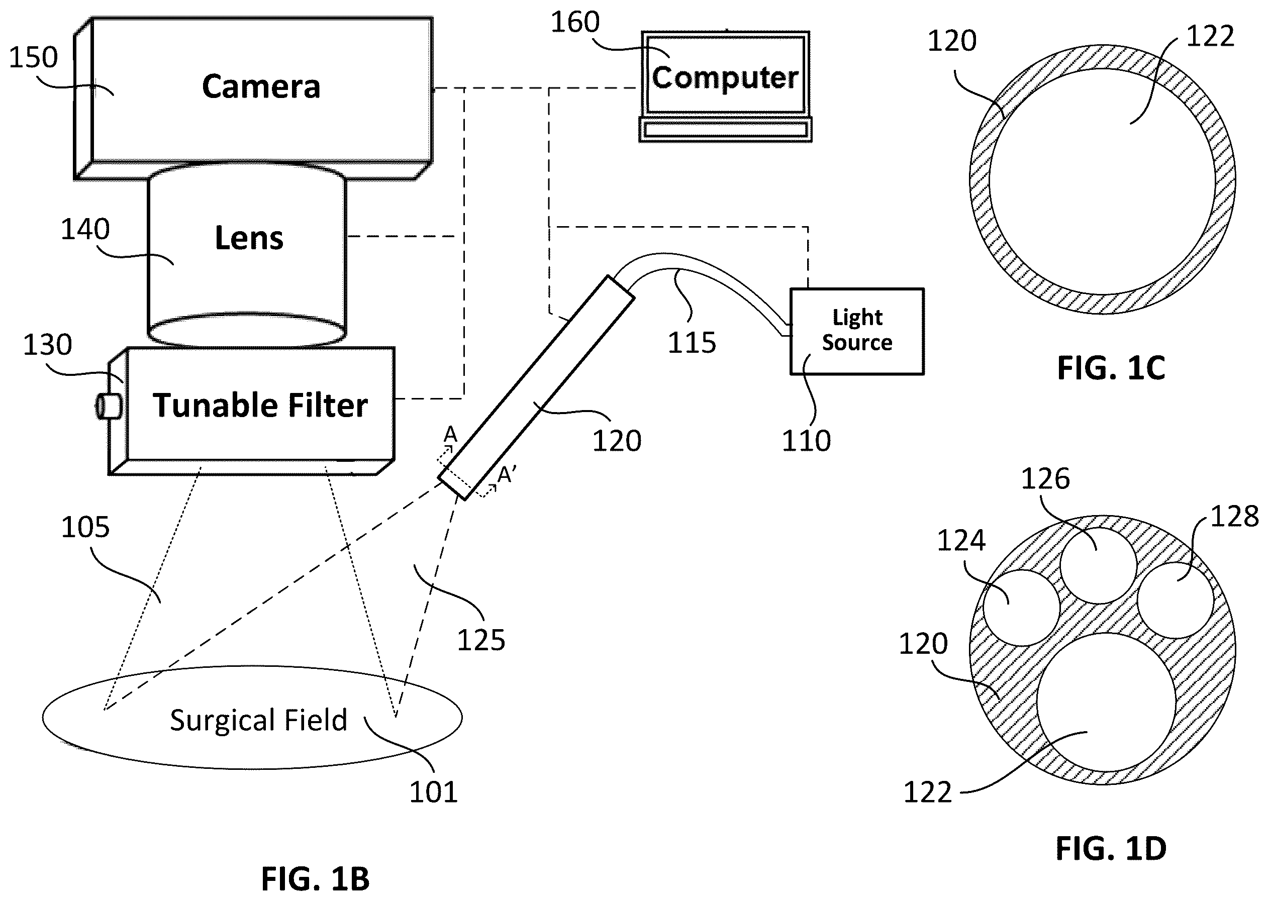 Patent US12611142 Figure 2 – Method and apparatus for intraoperative nerve visualization using polarized diffuse reflectance spectroscopy and applications of same
