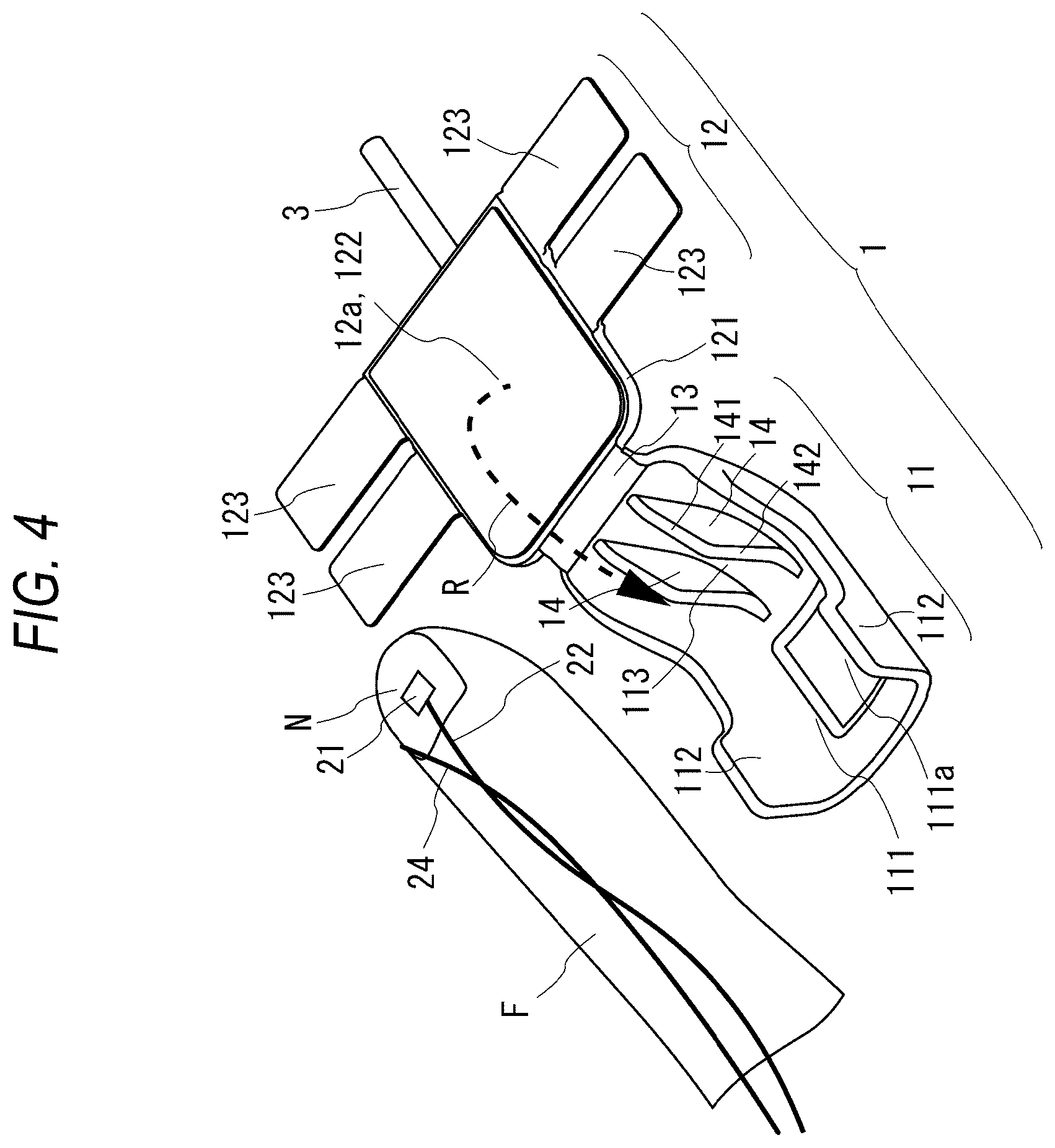 Patent US12611143 Figure 4 – Assist tool and sensor kit