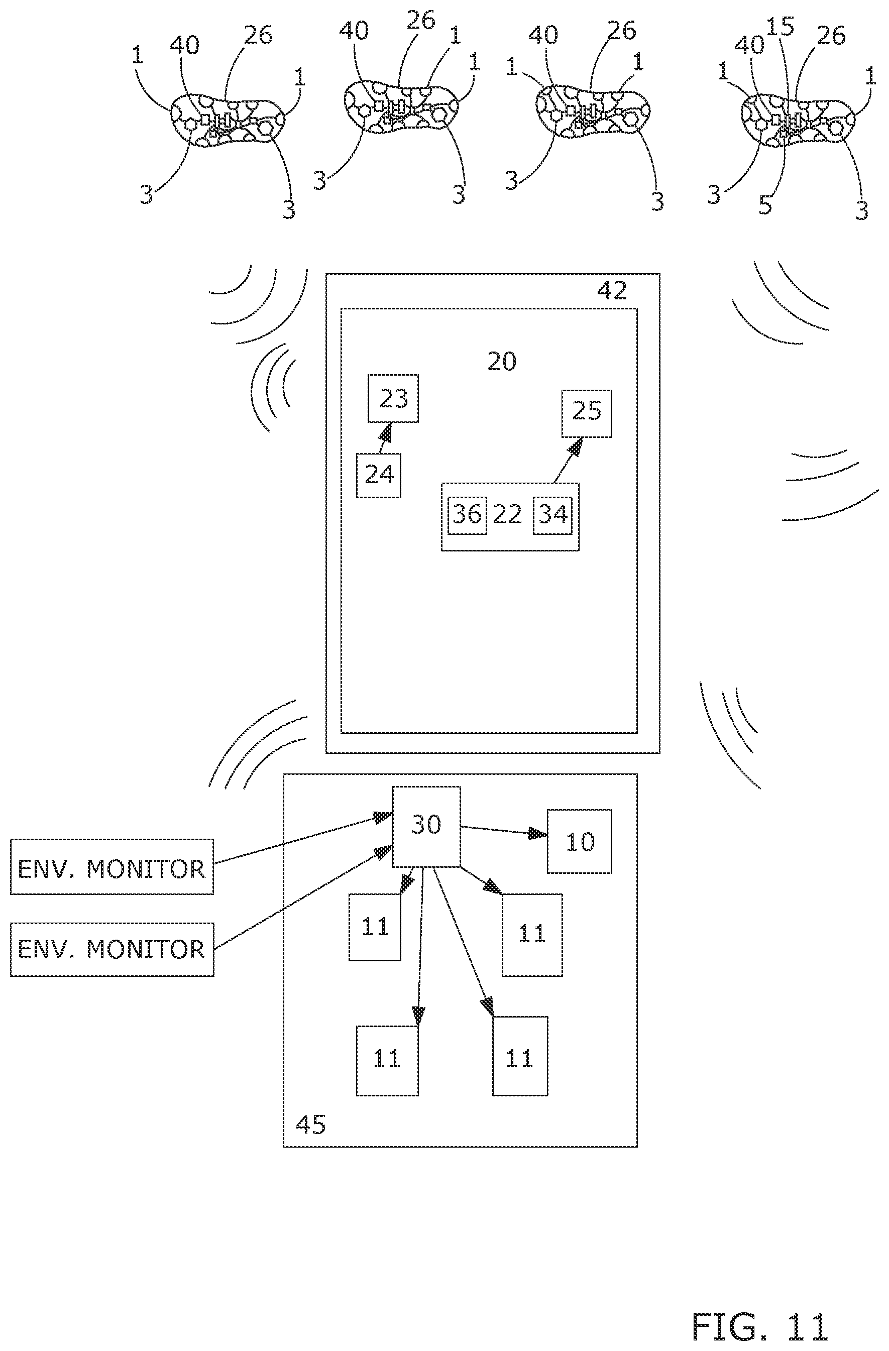 Patent US12611147 Figure 11 – Devices to inform healthcare workers of pain, data science and artificial intelligence-related methods and systems to understand pain