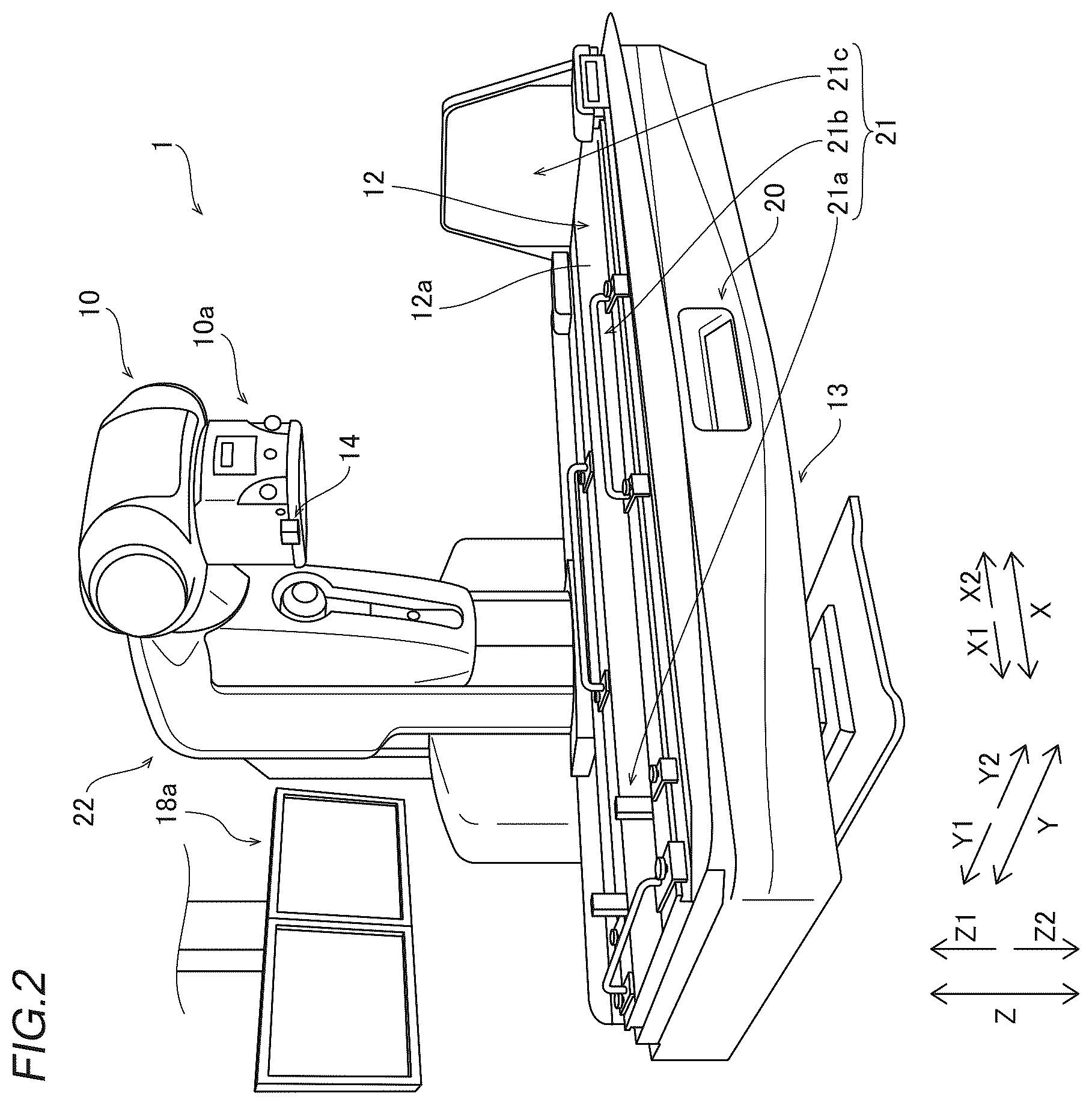Patent US12611149 Figure 2 – X-ray imaging apparatus and X-ray imaging system