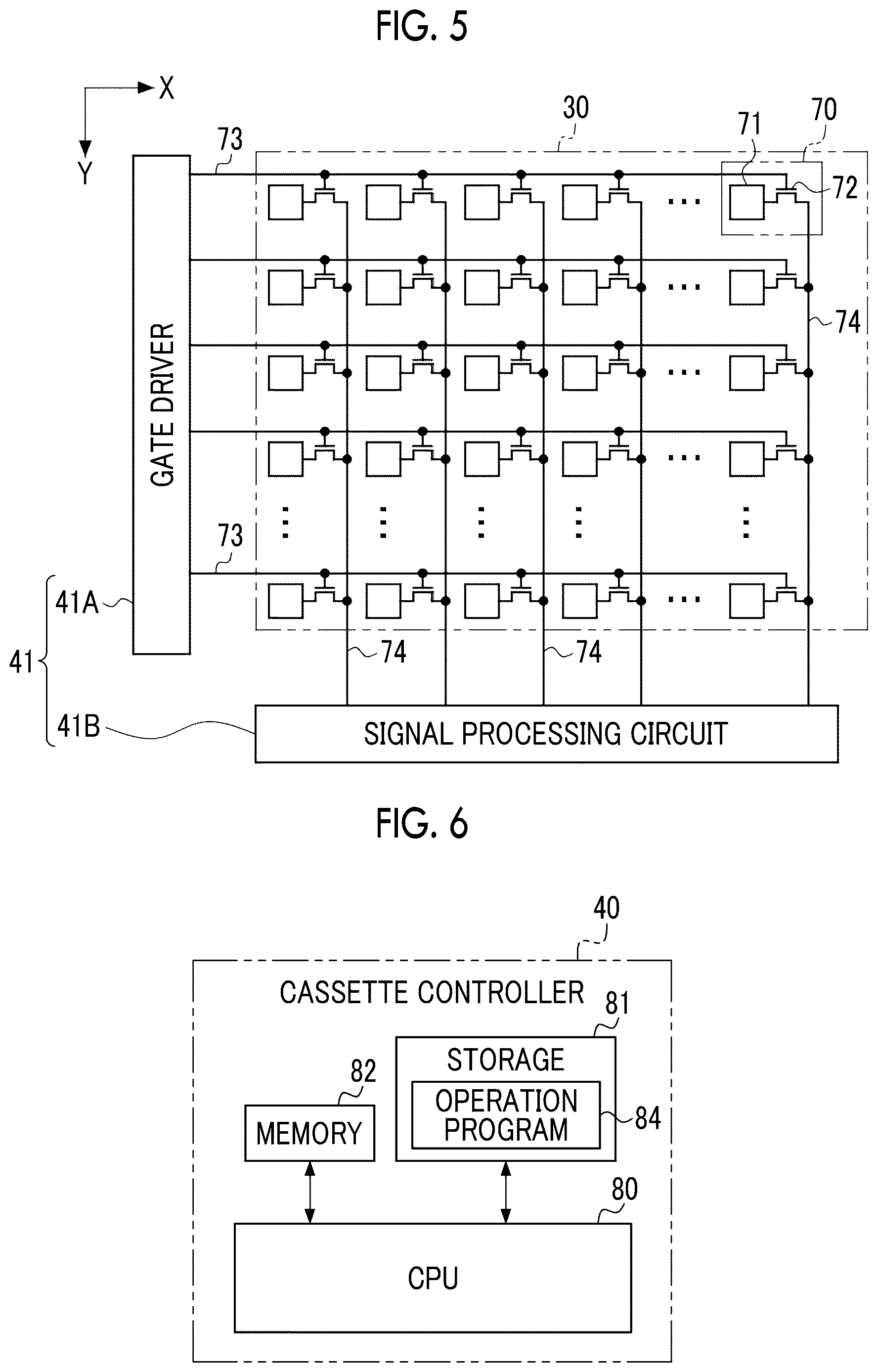 Patent US12611154 Figure 5 – Radiography system, operation method thereof, and operation program
