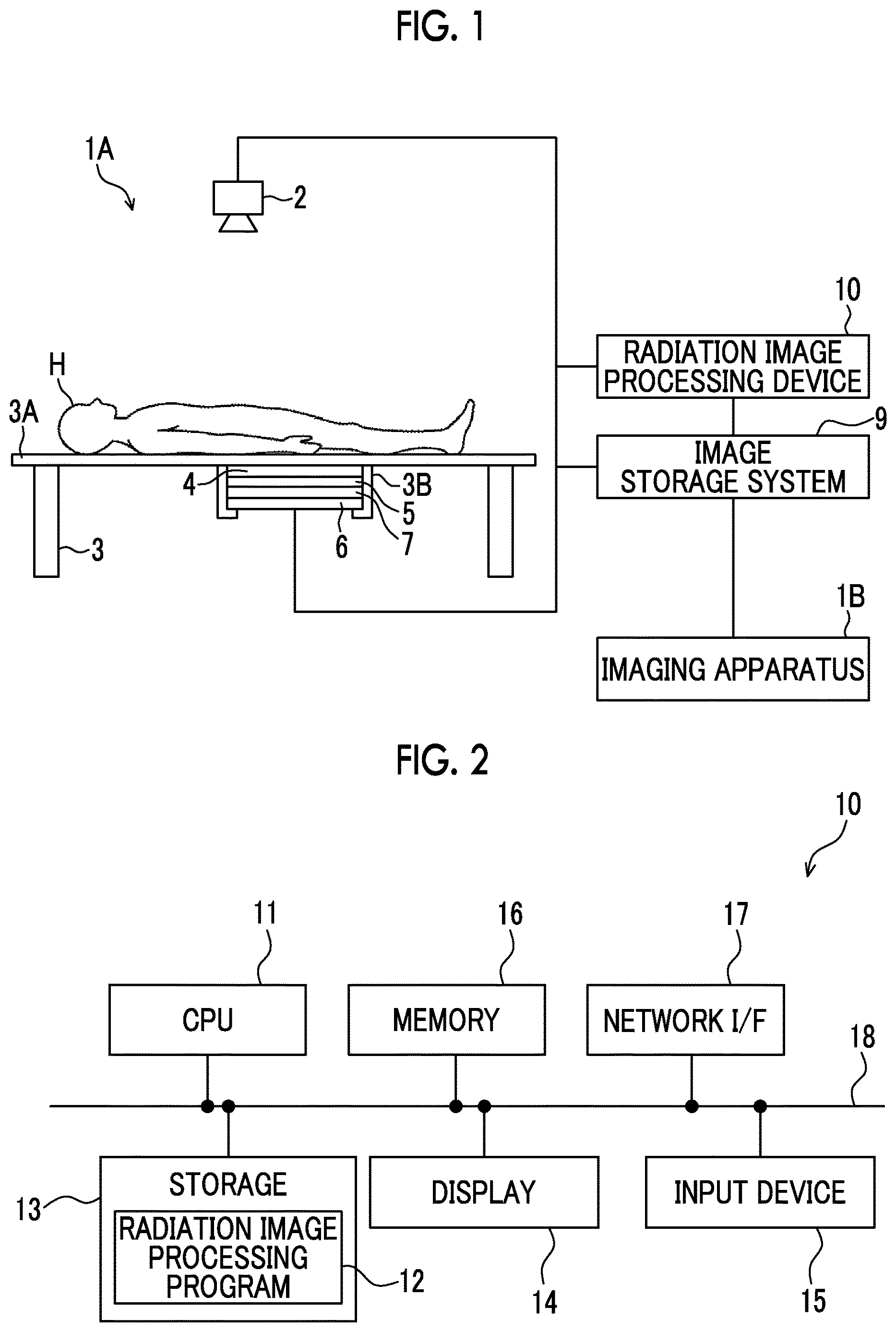 Patent US12611157 — Radiation image processing device, radiation image processing method, and radiation image processing program — Figure 1