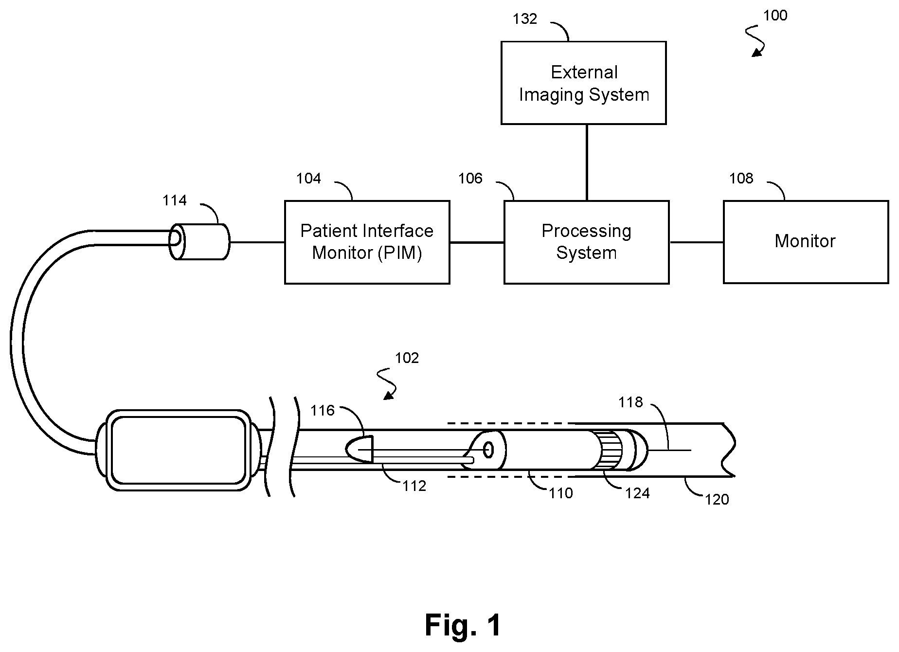 Patent US12611166 Figure 1 – Intraluminal ultrasound vessel segment identification and associated devices, systems, and methods