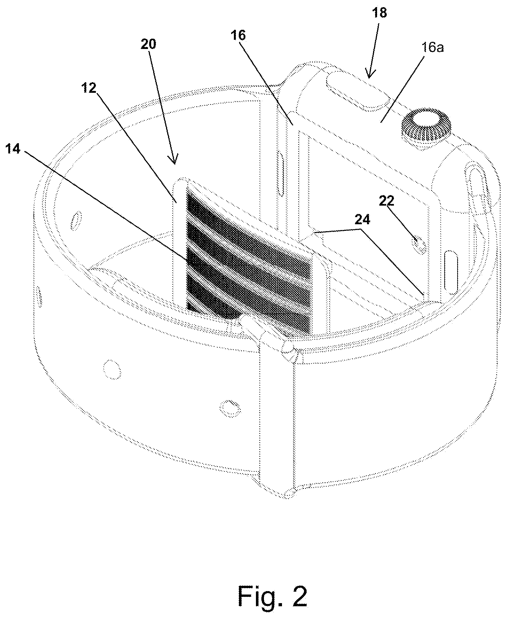 Patent US12611172 Figure 2 – Wearable device comprising an ultrasonic system