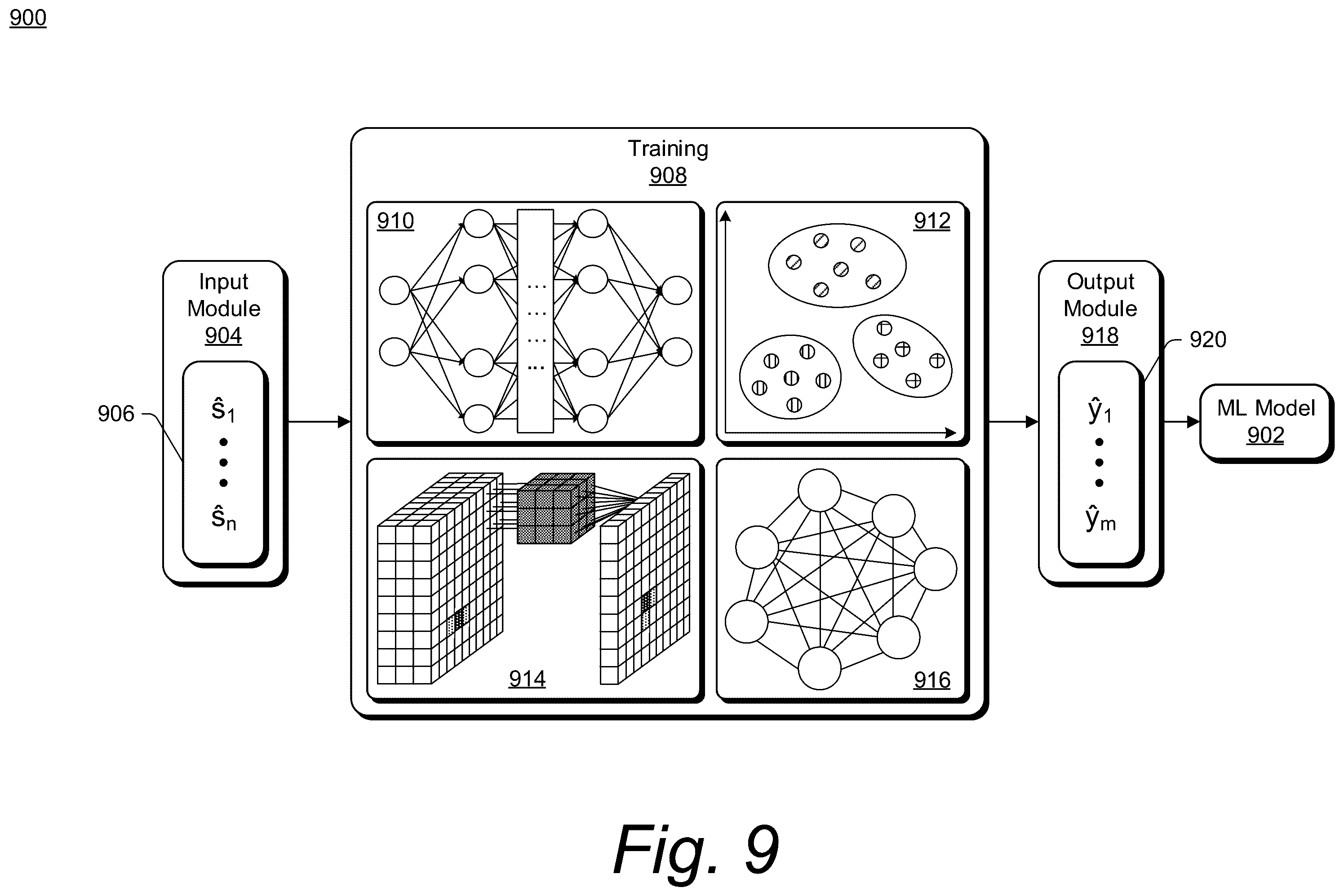 Patent US12611174 Figure 9 – Combination ocular ultrasound and ophthalmoscope