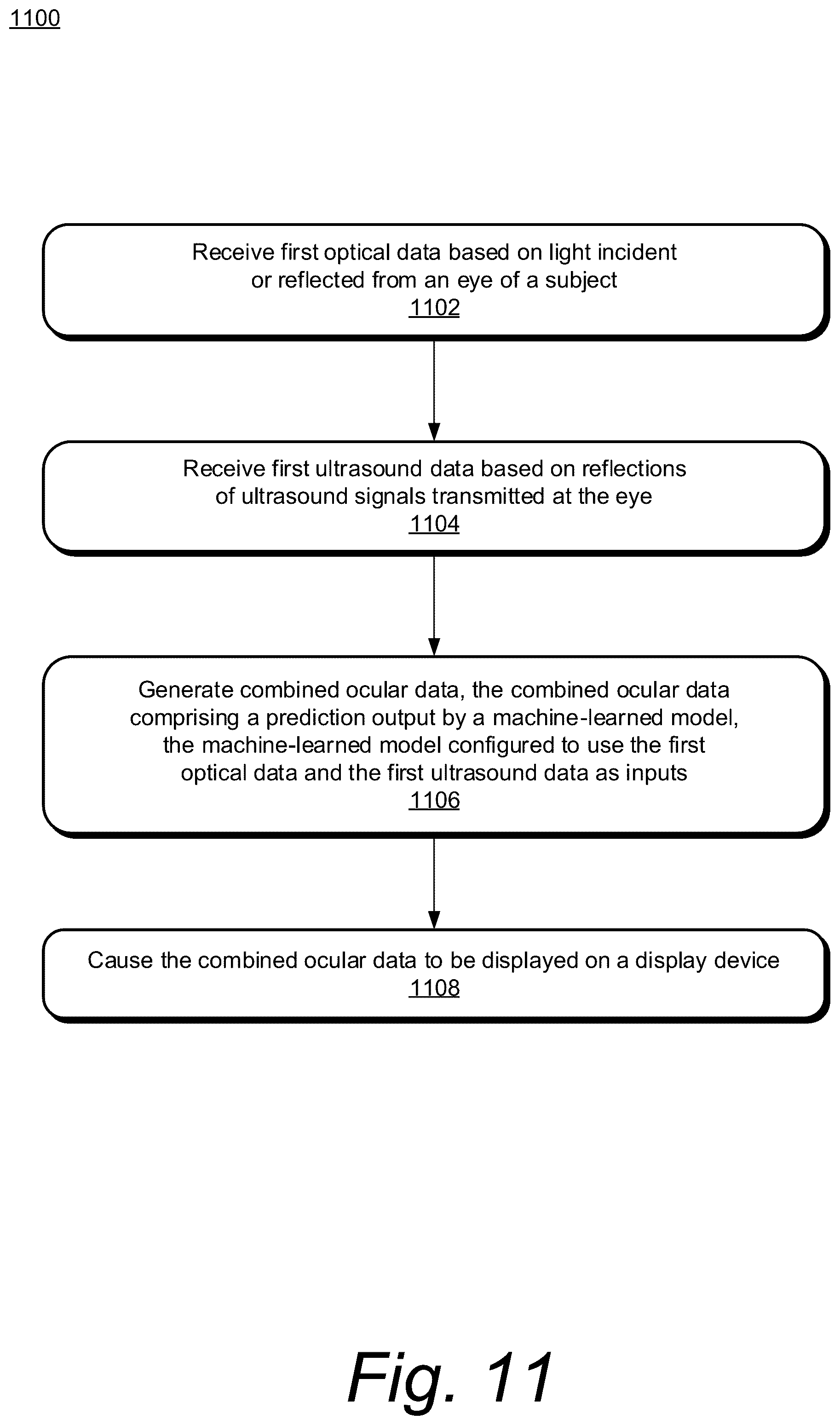 Patent US12611174 Figure 11 – Combination ocular ultrasound and ophthalmoscope