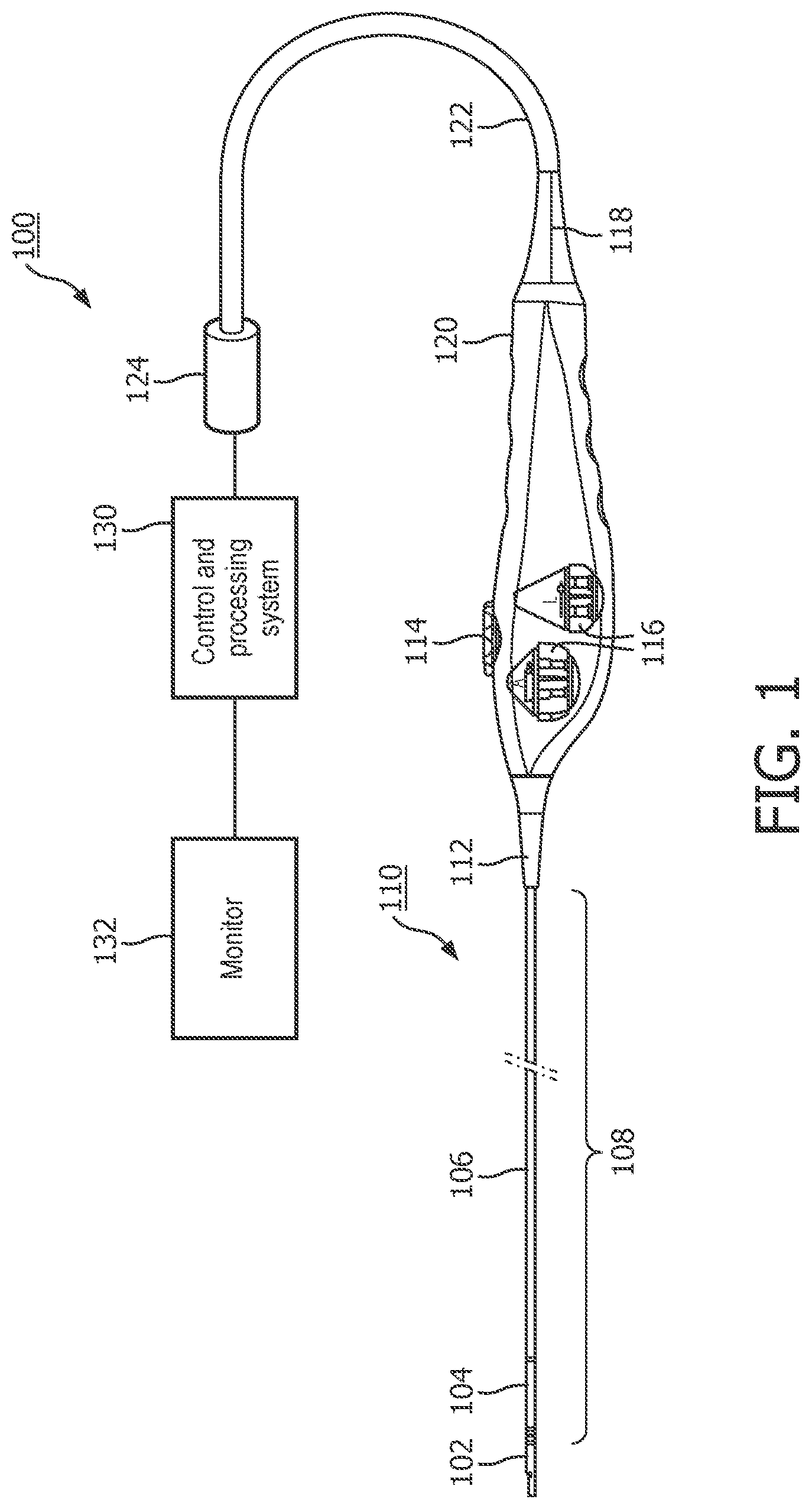 Patent US12611176 Figure 1 – Intraluminal imaging devices with a reduced number of signal channels