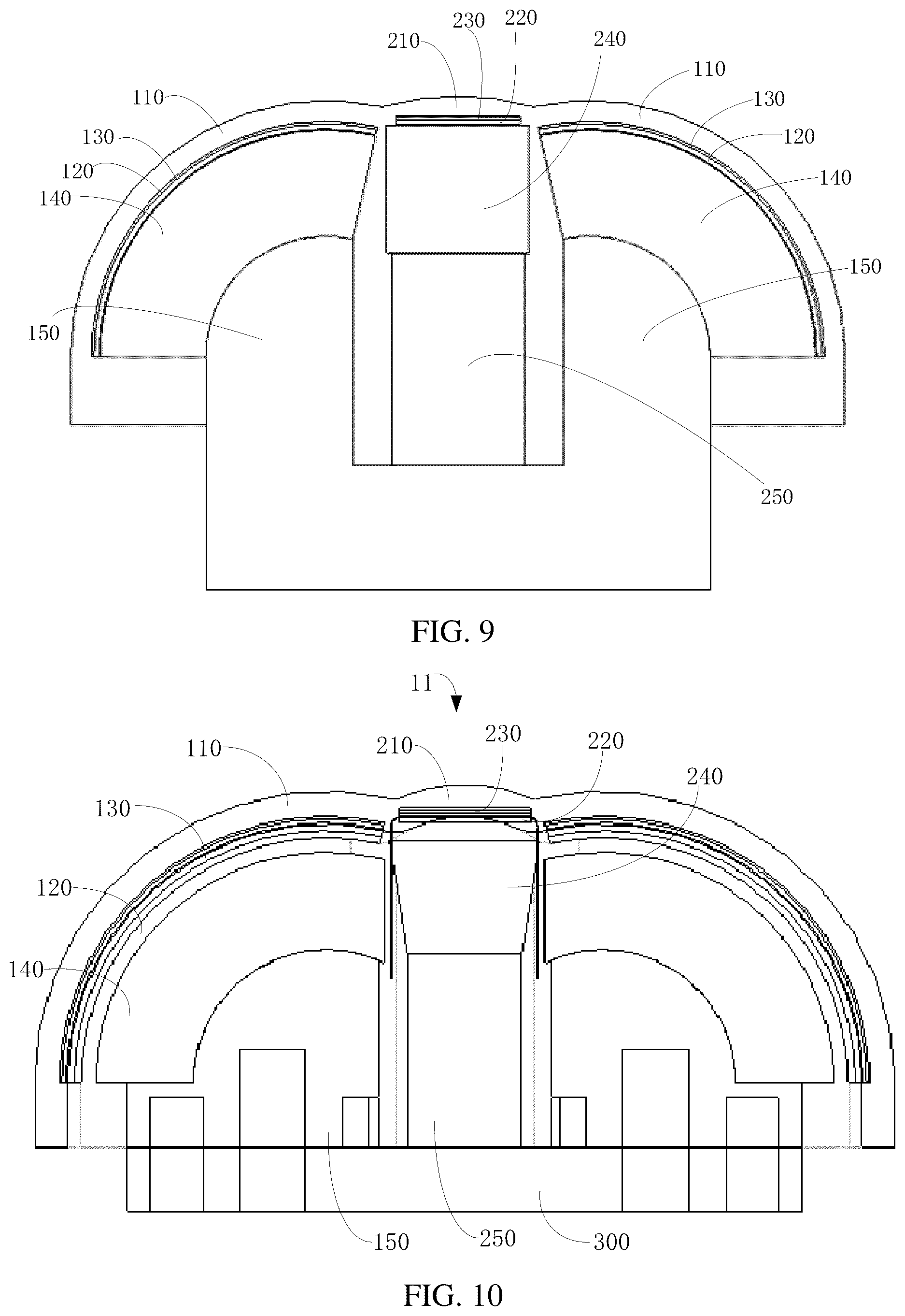 Patent US12611178 Figure 7 – Ultrasonic probe and ultrasonic device incorporating different arrays