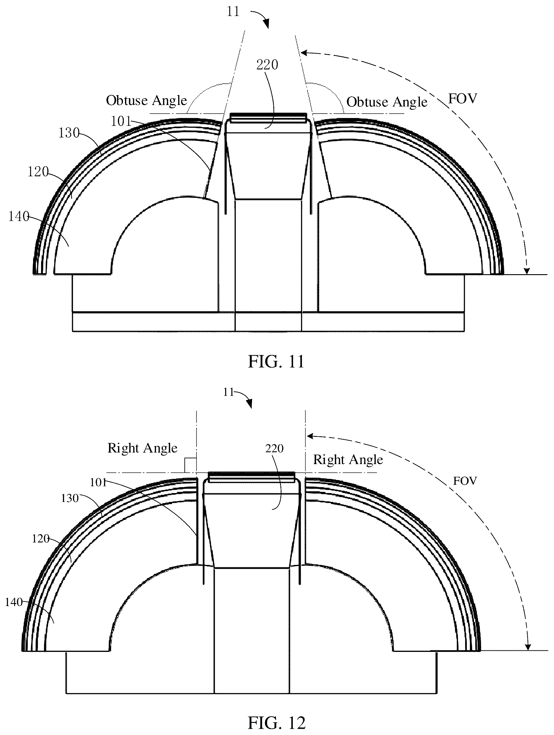 Patent US12611178 Figure 8 – Ultrasonic probe and ultrasonic device incorporating different arrays