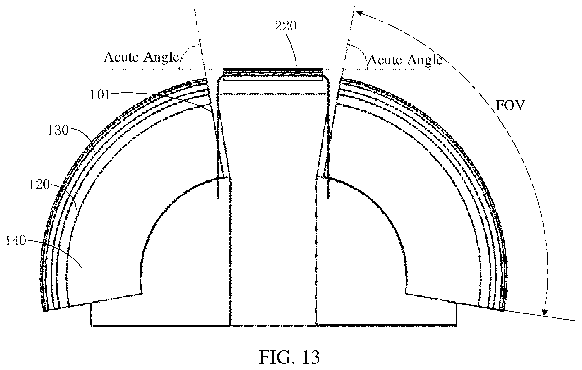 Patent US12611178 Figure 9 – Ultrasonic probe and ultrasonic device incorporating different arrays