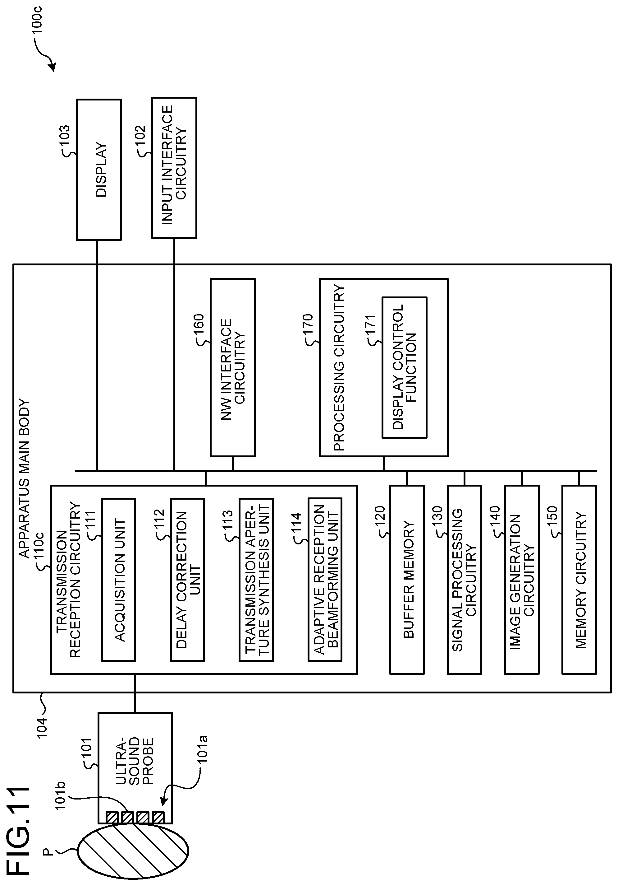 Patent US12611185 Figure 10 – Ultrasound reception apparatus applying adaptive reception beamforming to synthesis processing and ultrasound reception method applying adaptive reception beamforming to synthesis processing