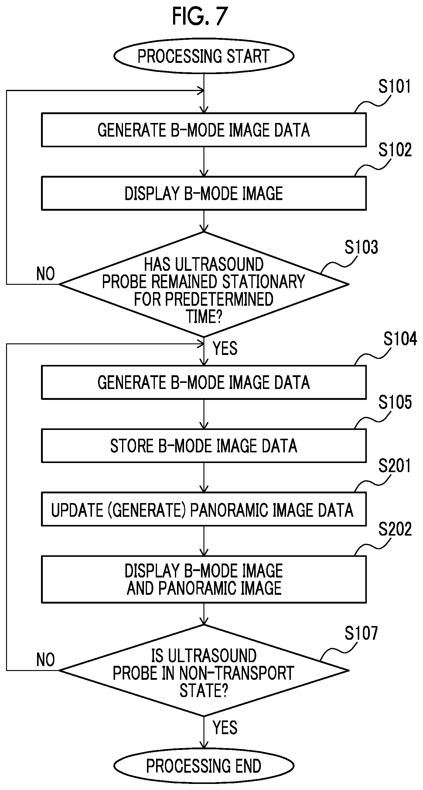 Patent US12611186 Figure 7 – Ultrasound image processing device forming ultrasound image based on rf signals subjected to signal processing in consideration of target region