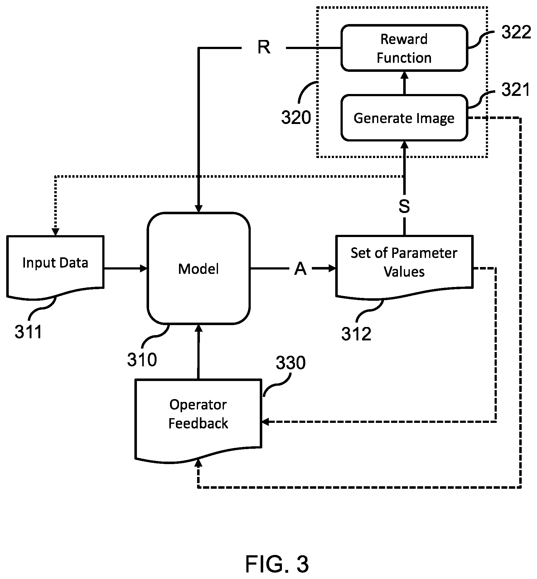 Patent US12611188 Figure 3 – Defining preset parameter values for an ultrasound imaging system