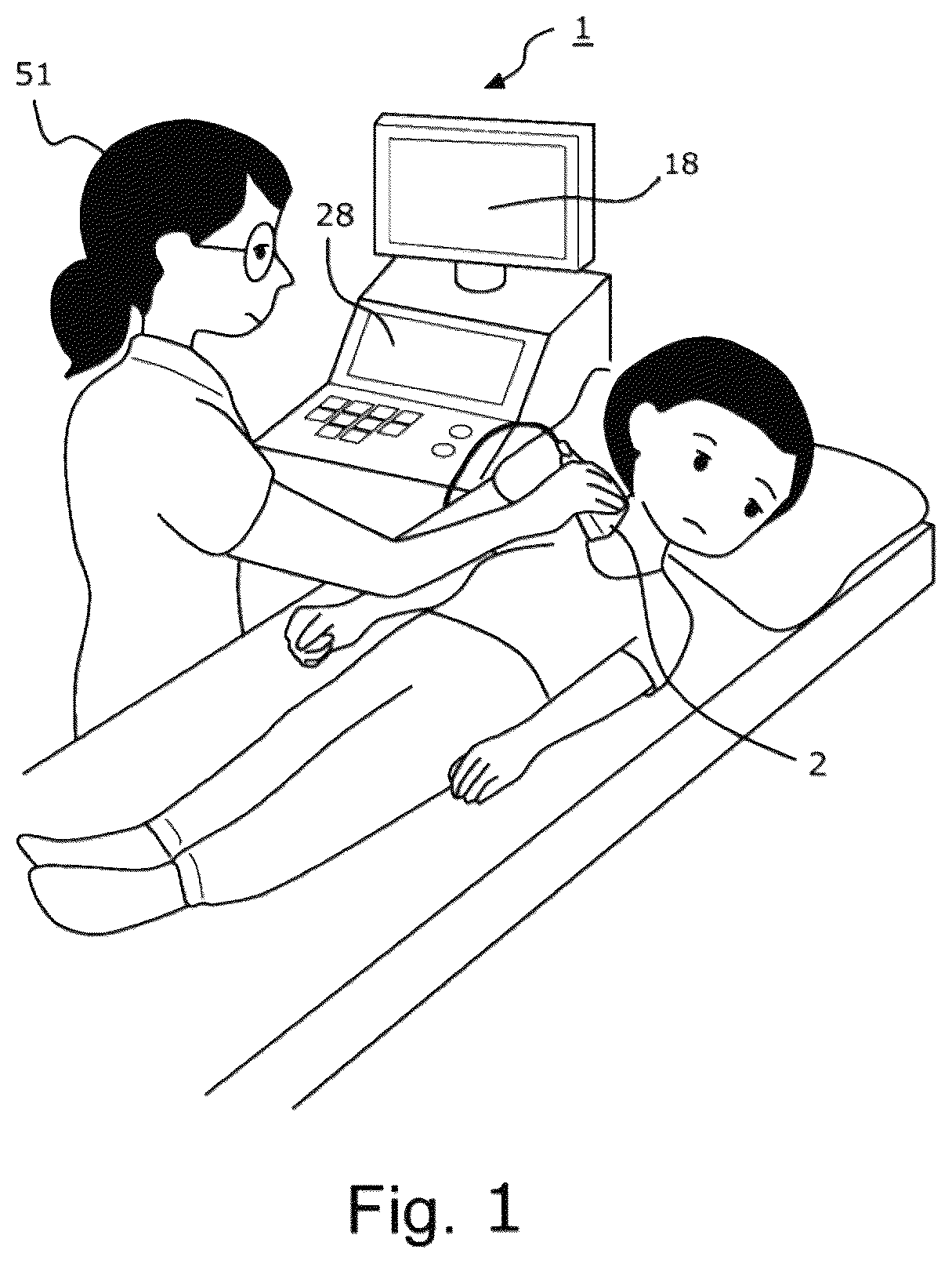 Patent US12611198 Figure 1 – Ultrasonic diagnostic device, storage medium, and method for changing imaging conditions