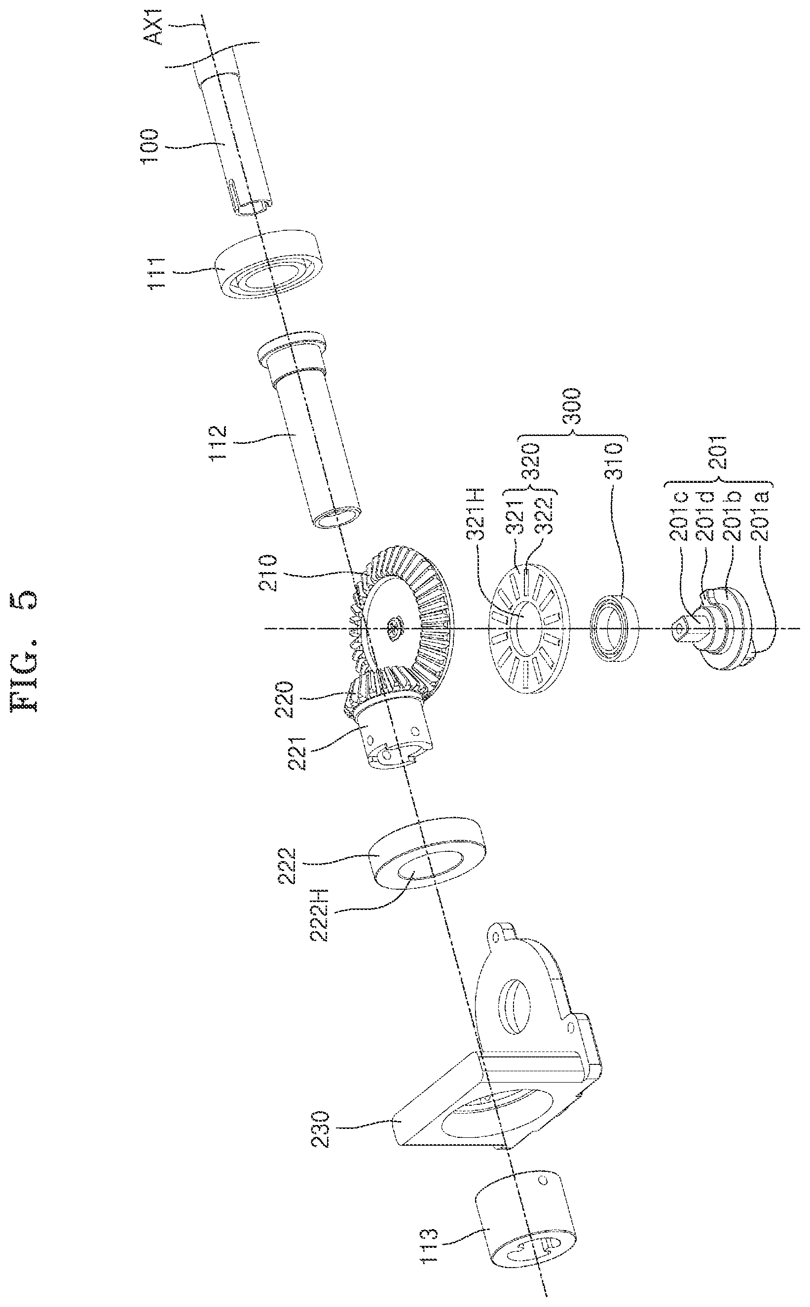 Patent US12611205 Figure 5 – Surgical instrument