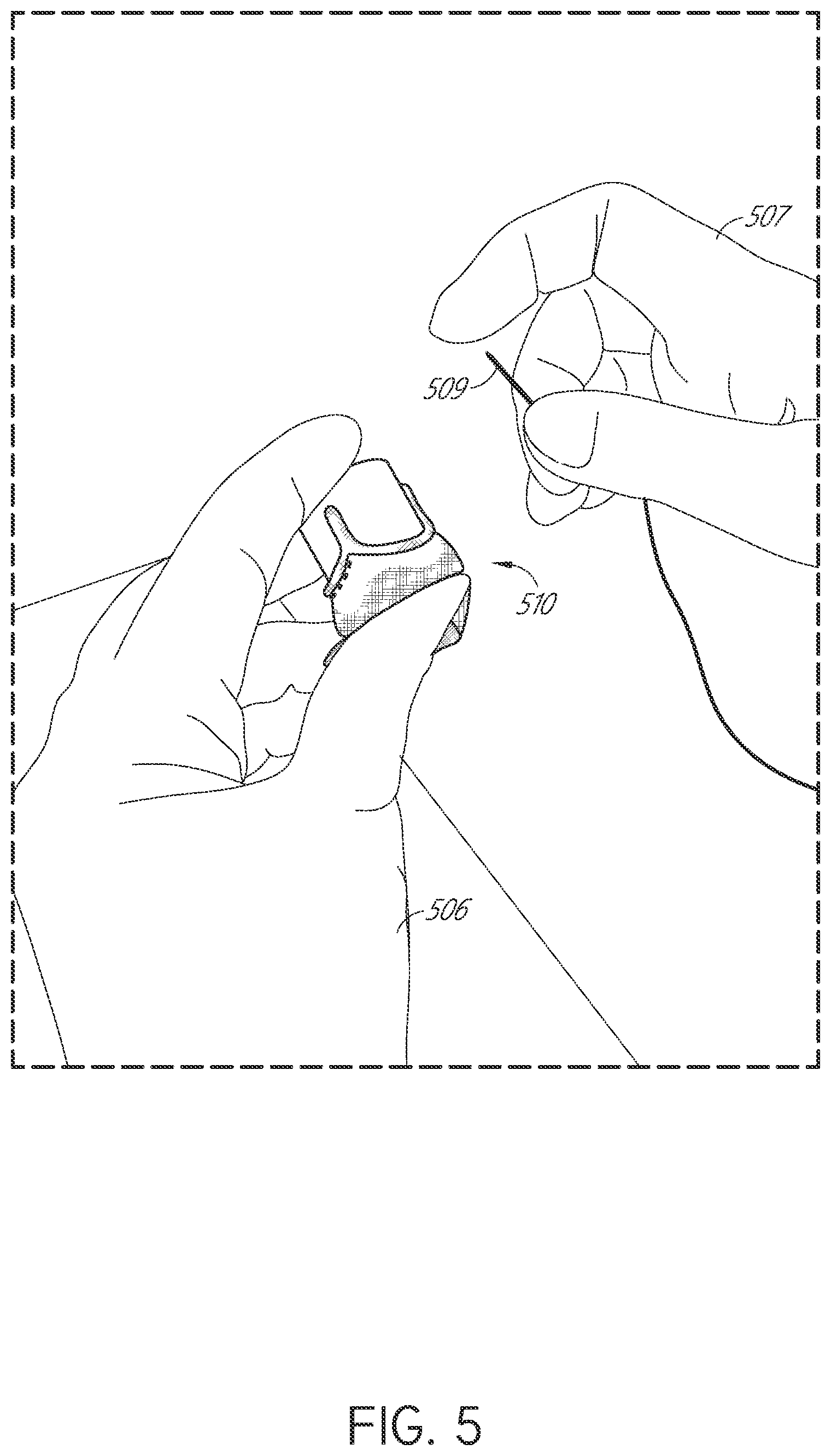 Patent US12611209 Figure 5 – Automated sewing and thread management