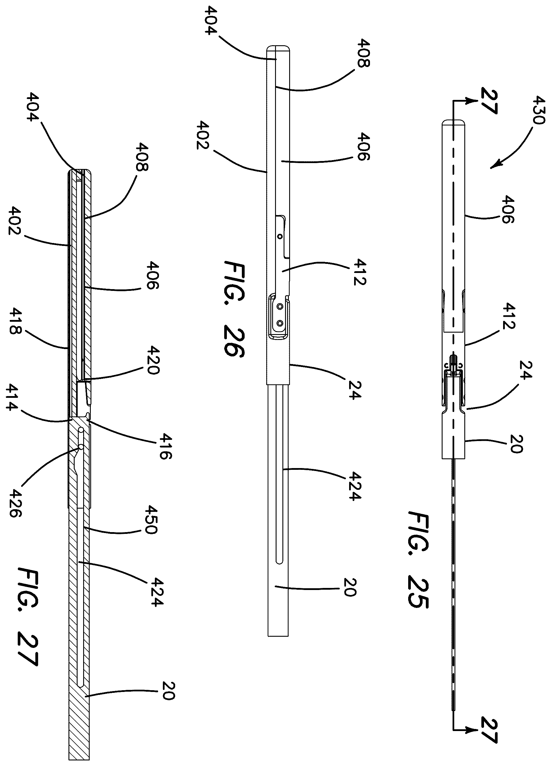 Patent US12611212 Figure 9 – Surgical stapler with expandable jaw