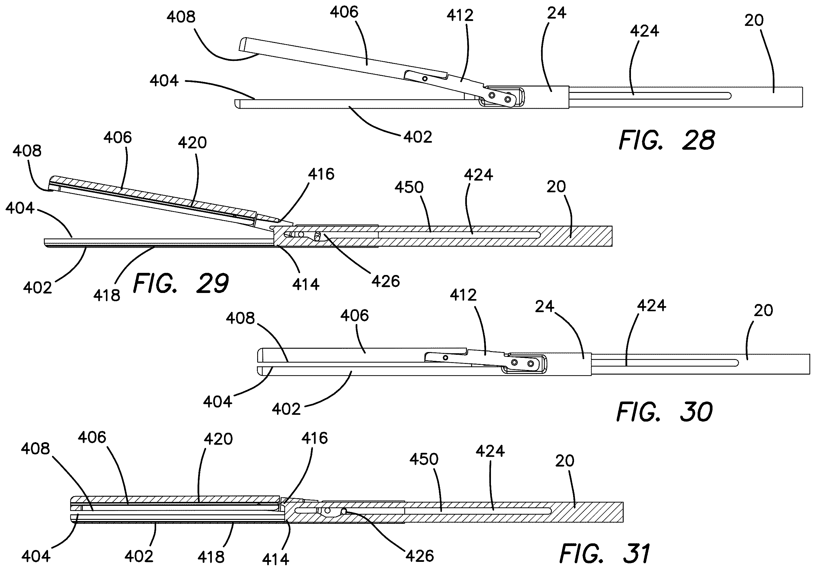Patent US12611212 Figure 10 – Surgical stapler with expandable jaw