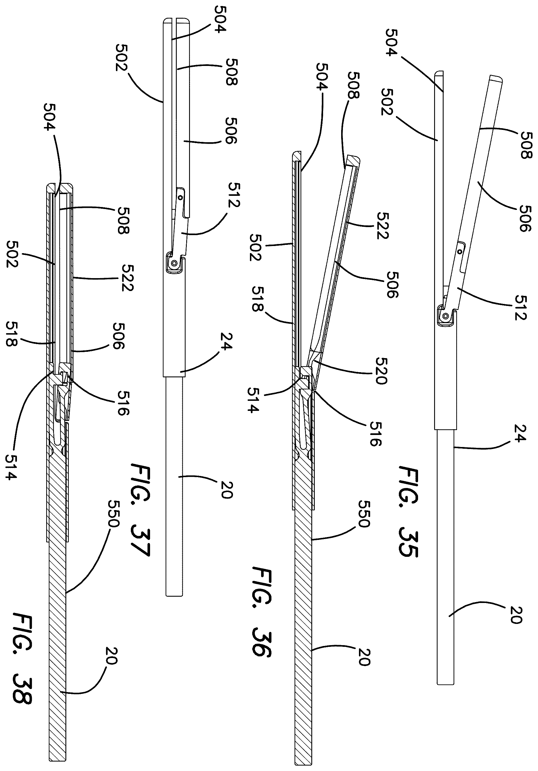 Patent US12611212 Figure 12 – Surgical stapler with expandable jaw