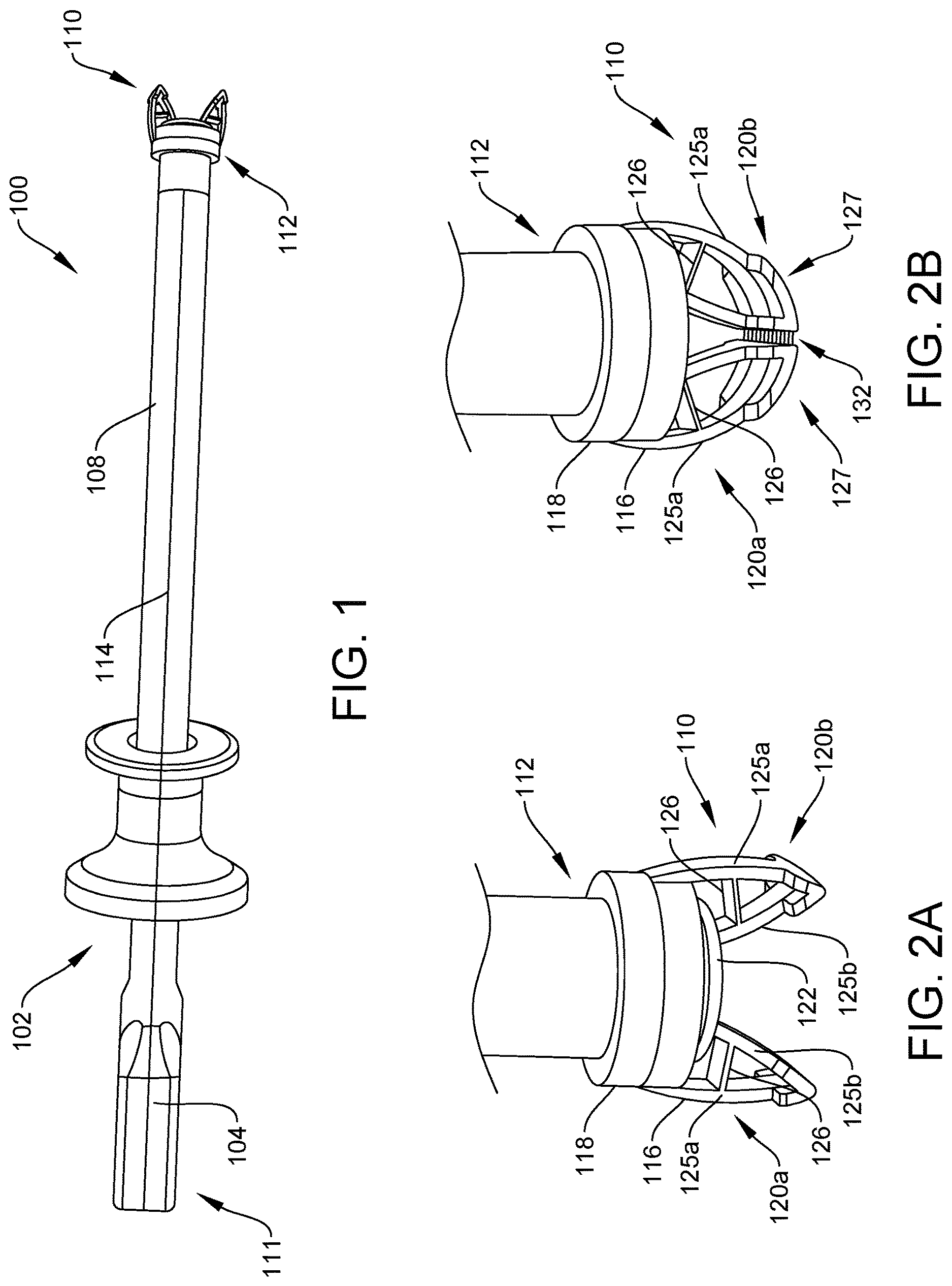 Patent US12611214 Figure 1 – Over the scope clip with compliant mechanism
