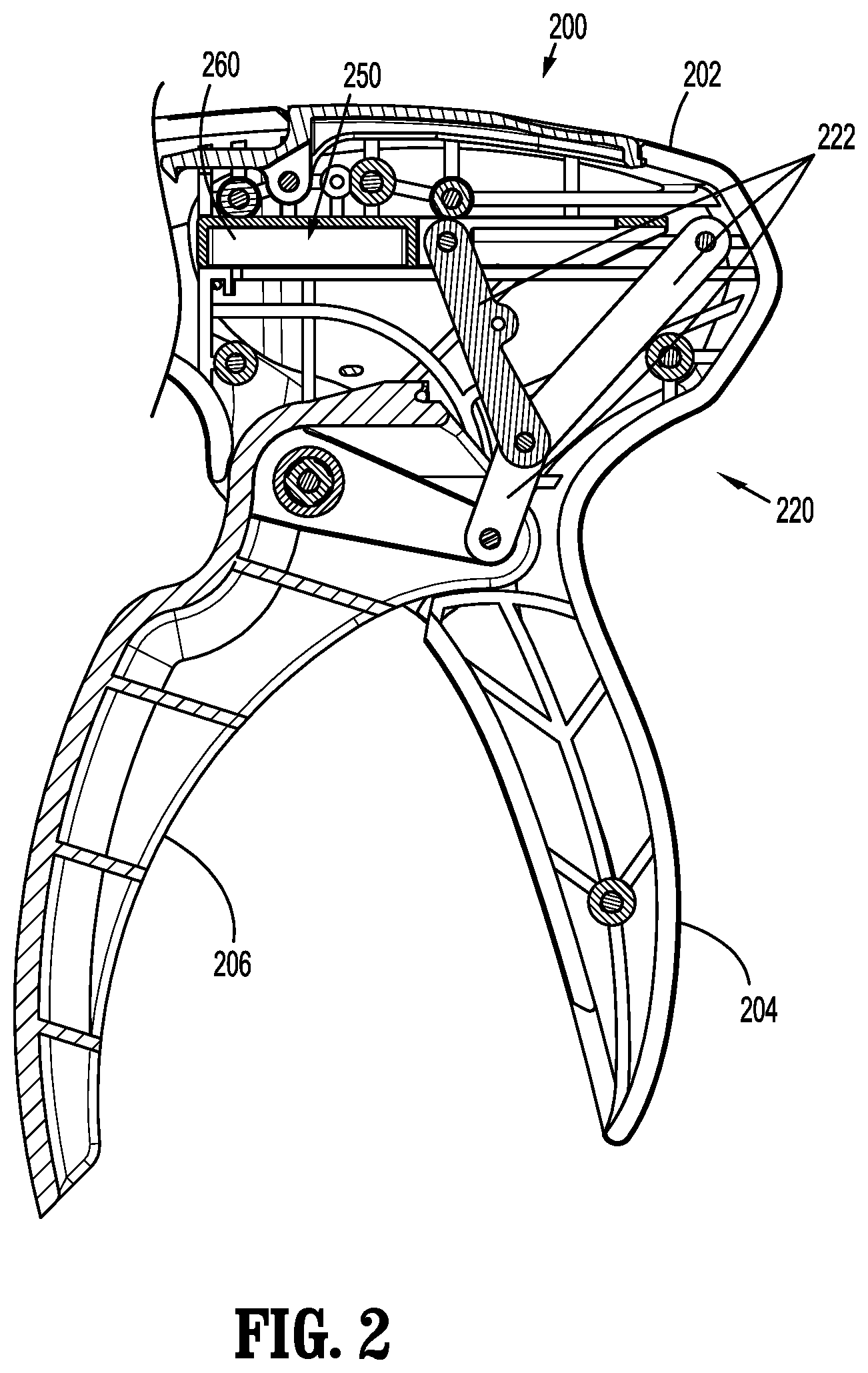 Patent US12611216 Figure 3 – Partial clip closure mechanisms for surgical clip appliers and surgical clip appliers incorporating the same