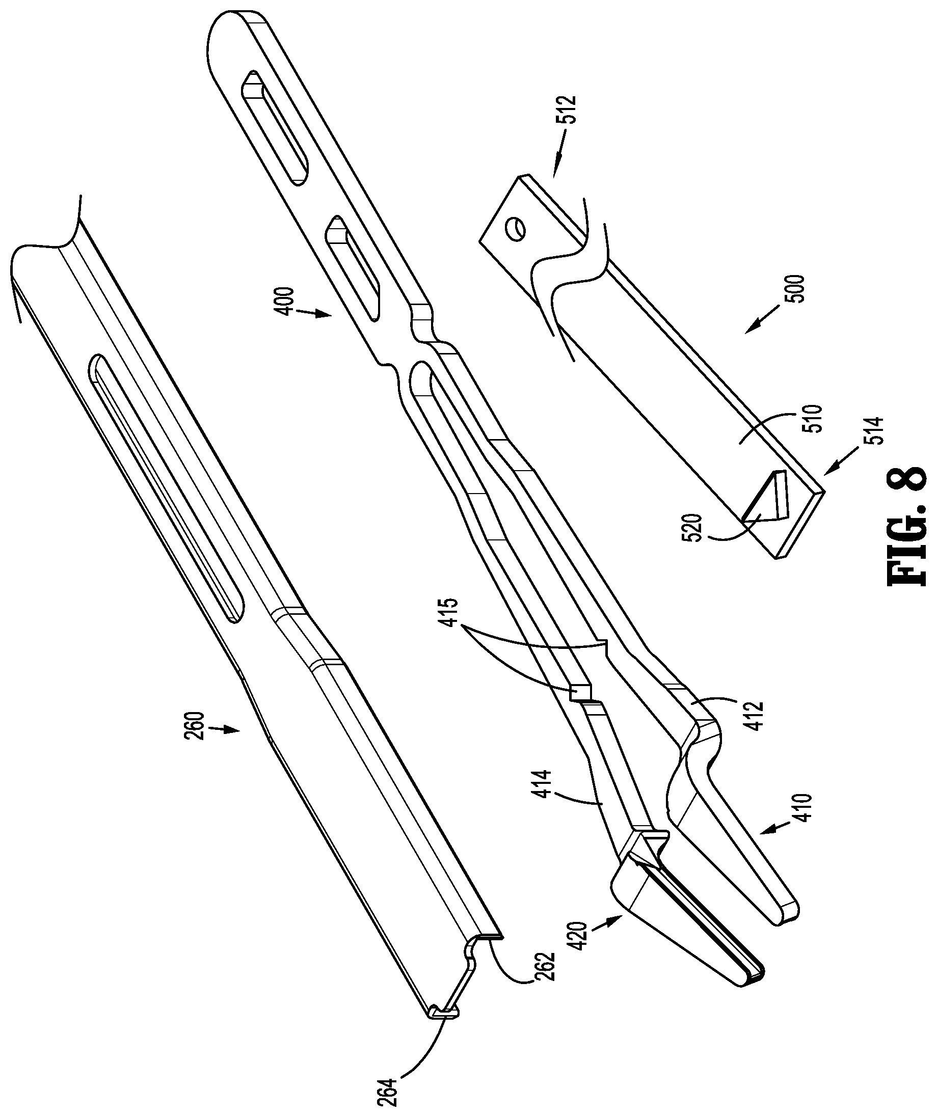 Patent US12611216 Figure 7 – Partial clip closure mechanisms for surgical clip appliers and surgical clip appliers incorporating the same