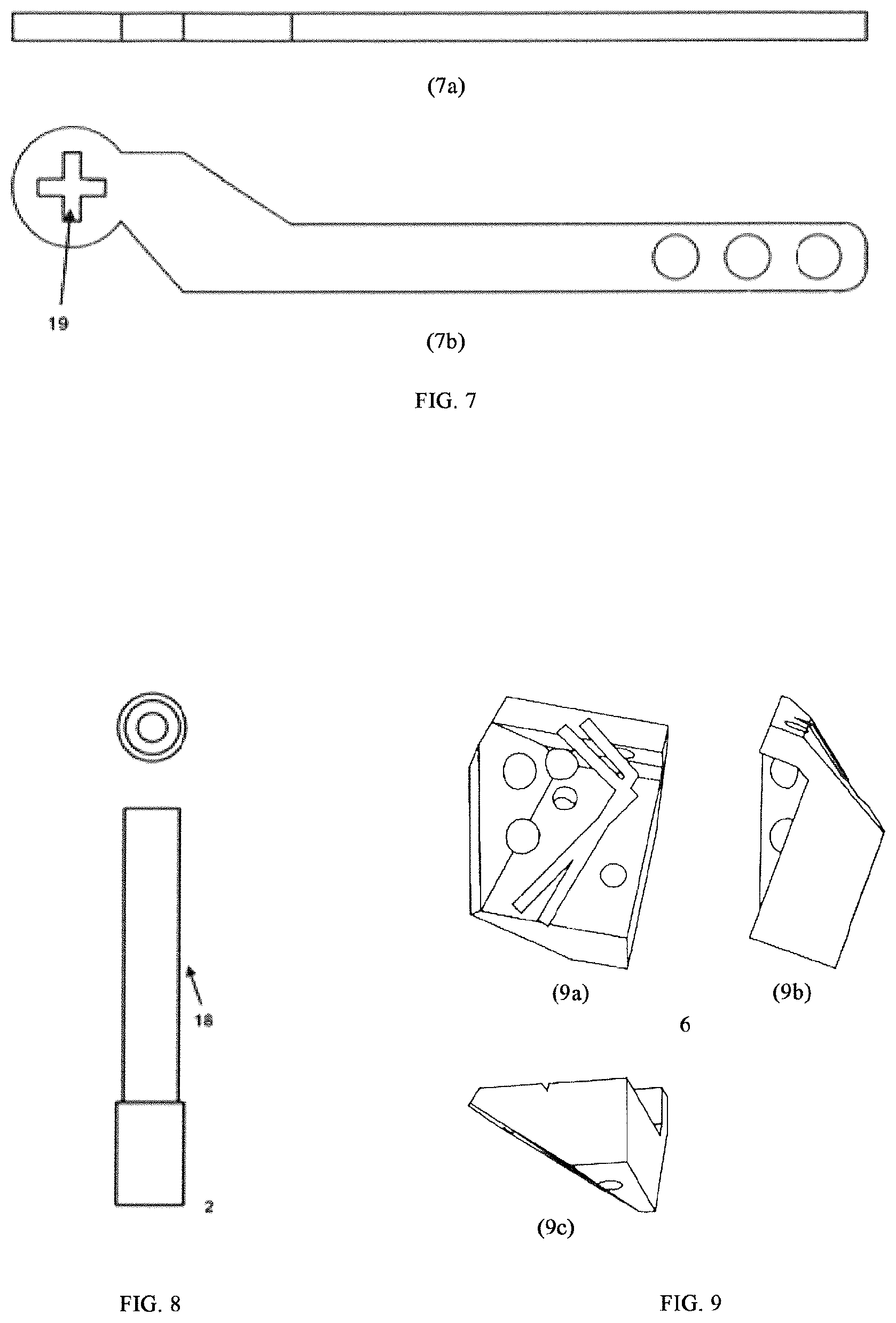 Patent US12611218 Figure 4 – Device for tension band wiring fixation of fractures, particularly of olecranon, and olecranon osteotomy and method therefor