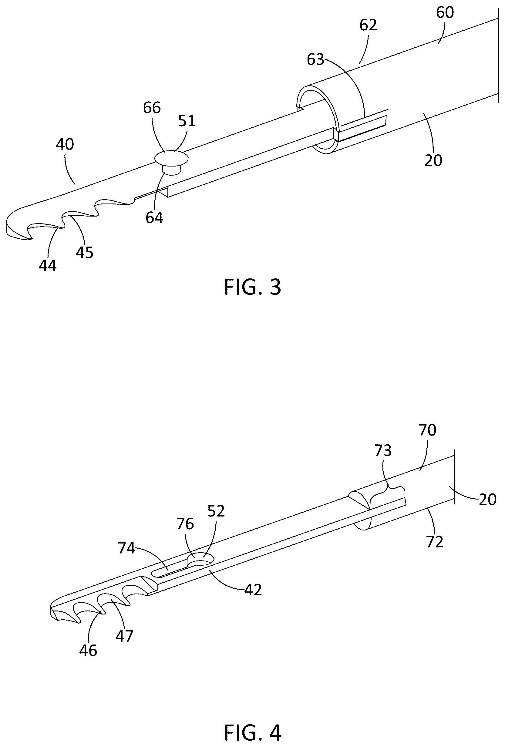 Patent US12611220 Figure 2 – Reciprocating serrated blade for precision dissection