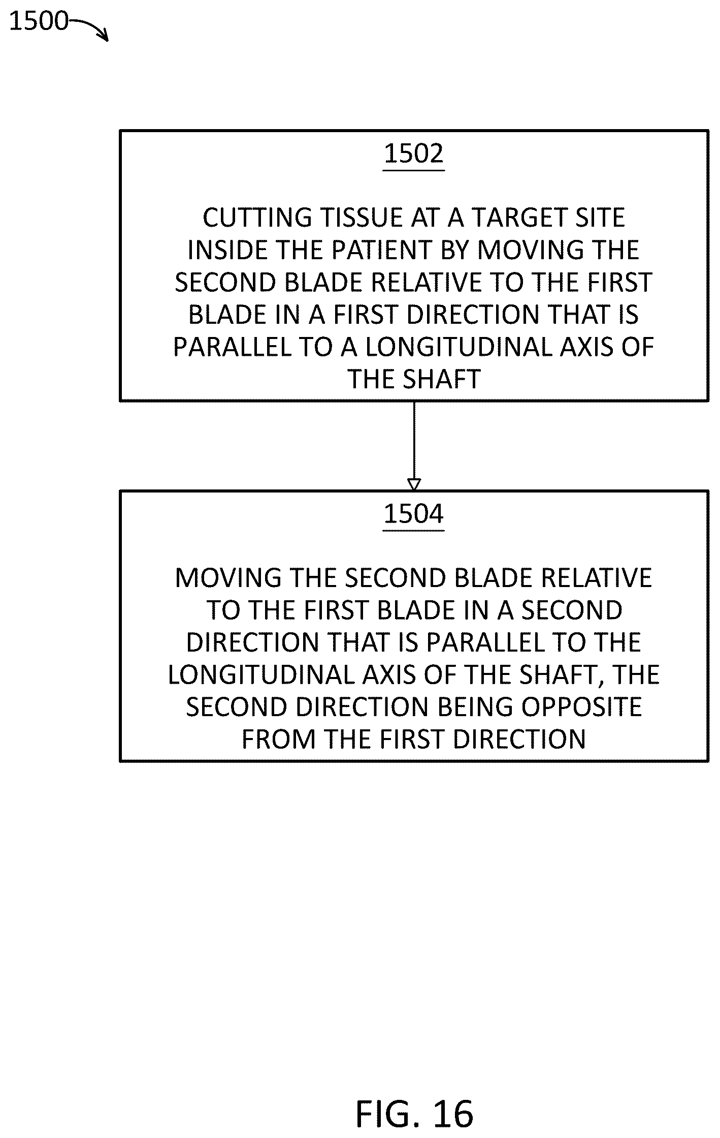 Patent US12611220 Figure 7 – Reciprocating serrated blade for precision dissection