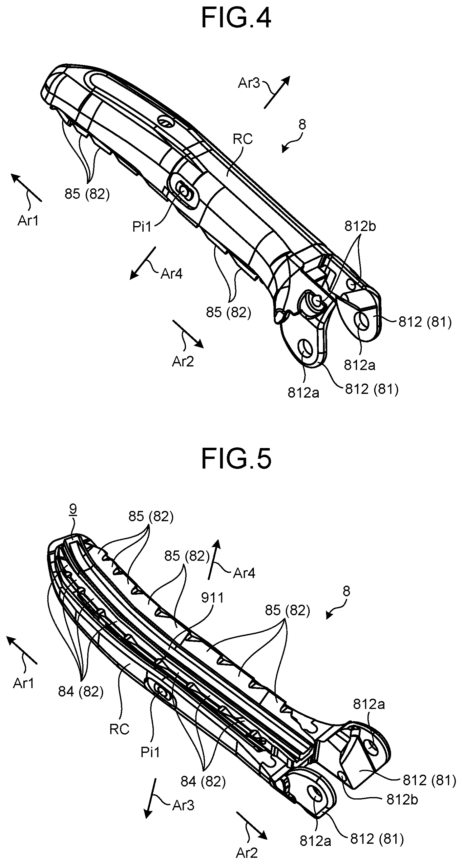 Patent US12611222 Figure 4 – Ultrasonic treatment instrument