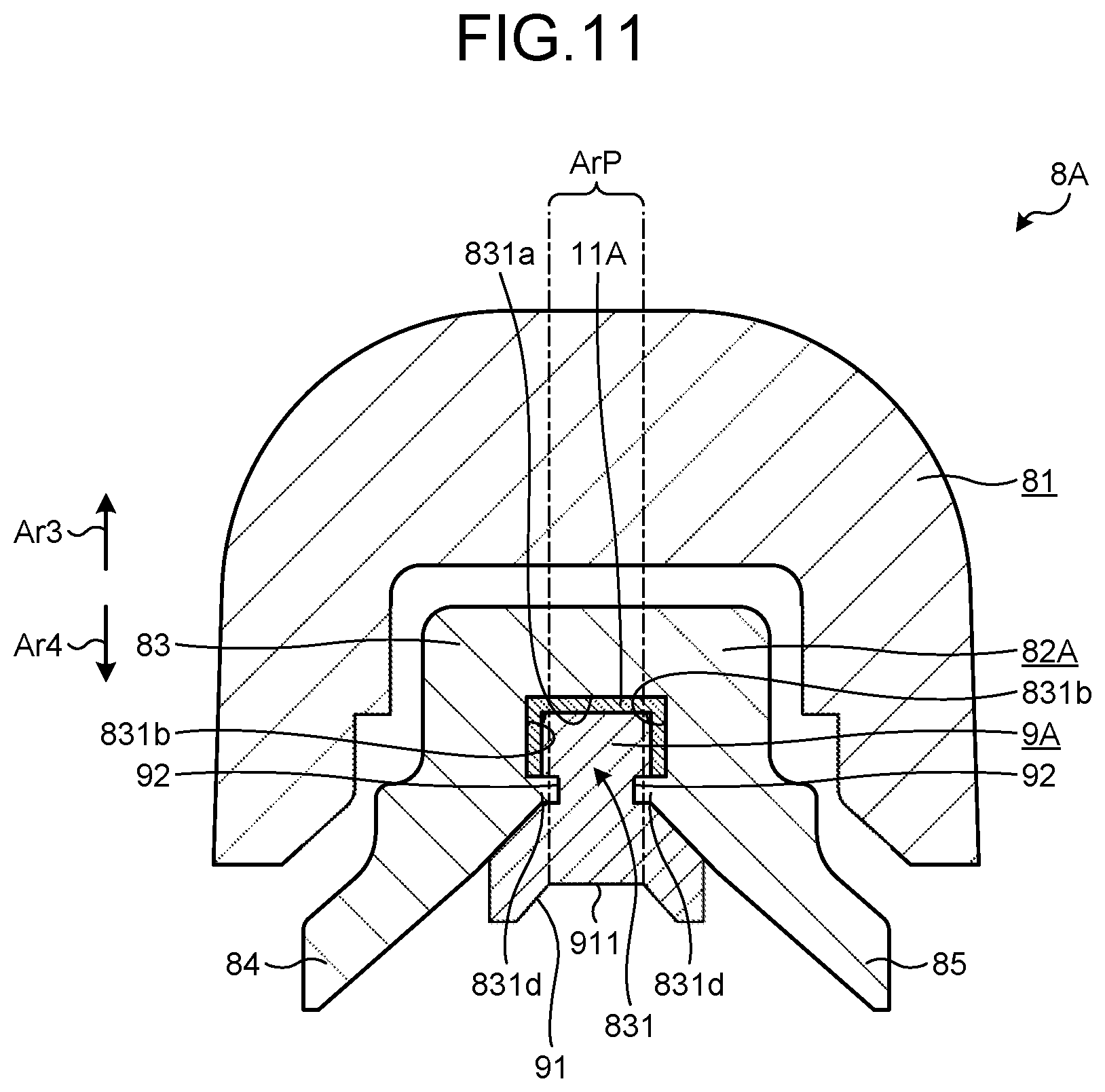 Patent US12611222 Figure 9 – Ultrasonic treatment instrument