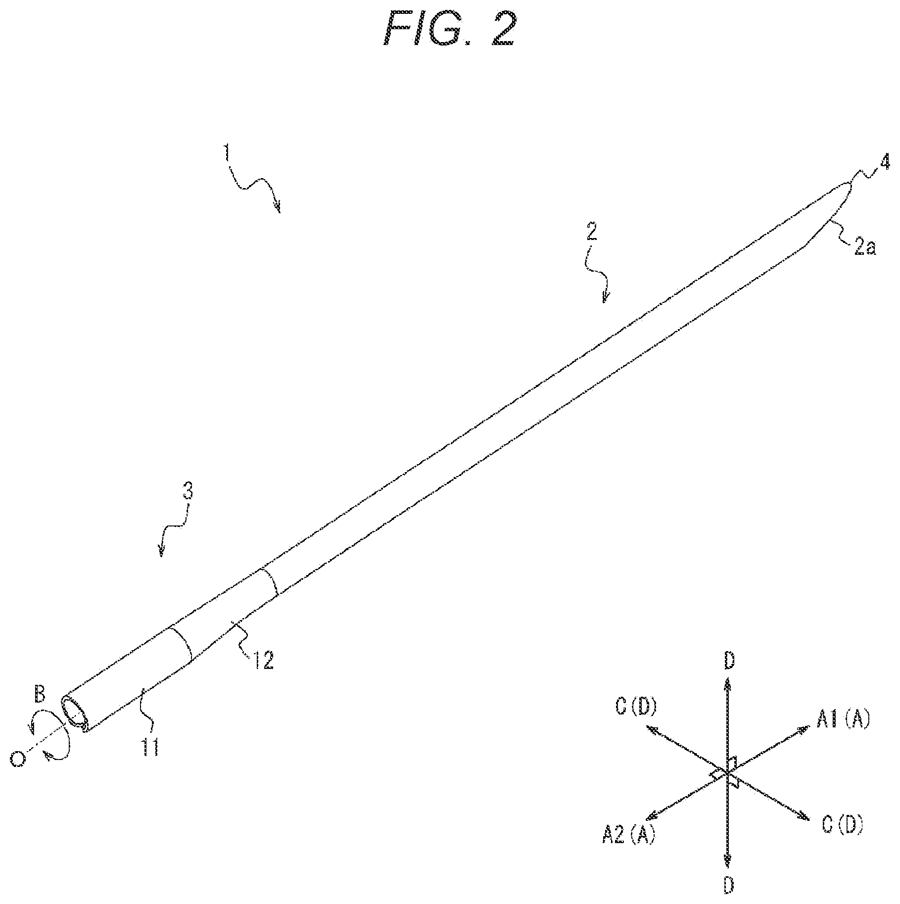 Patent US12611225 Figure 2 – Puncture needle and needle assembly