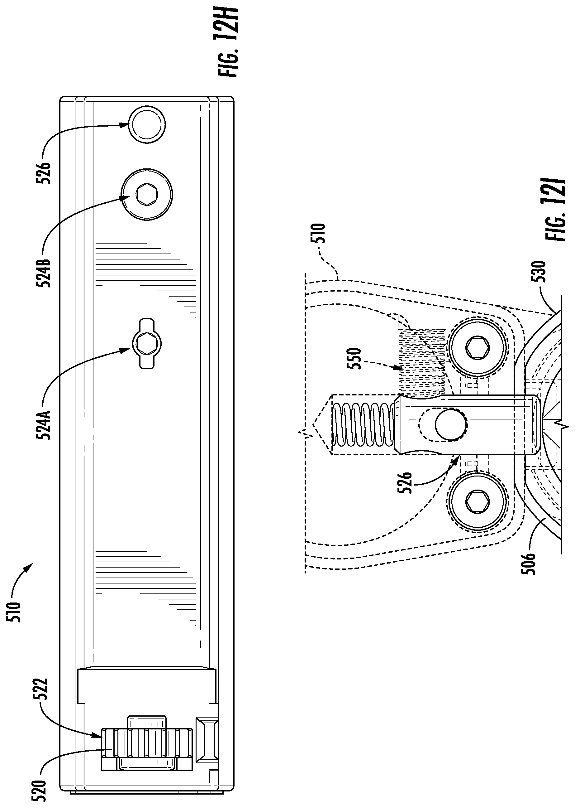 Patent US12611228 Figure 17 – Detachable geared-motor assembly for motorizing a strut in a spatial frame