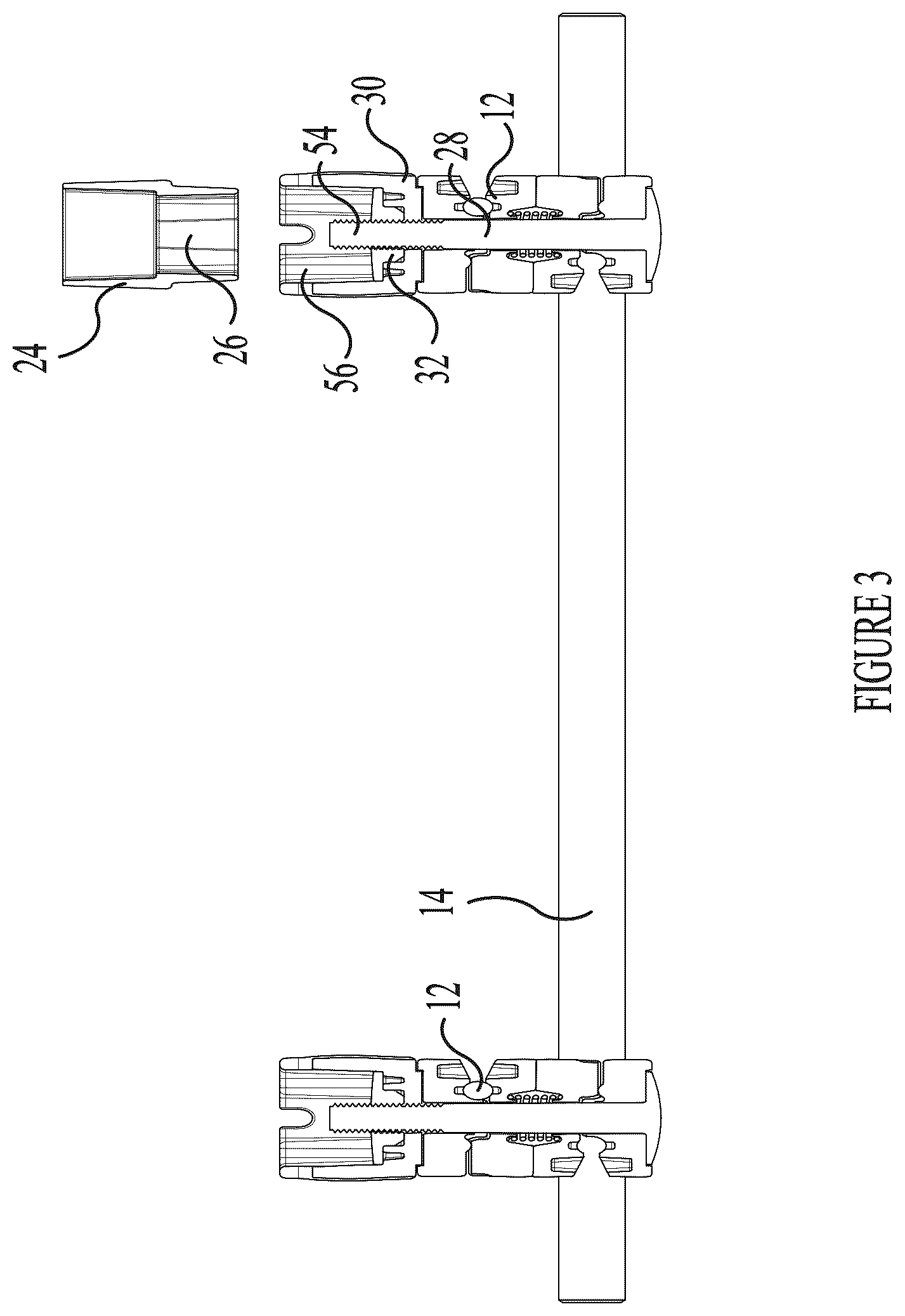 Patent US12611229 Figure 3 – Universal fixator clamp