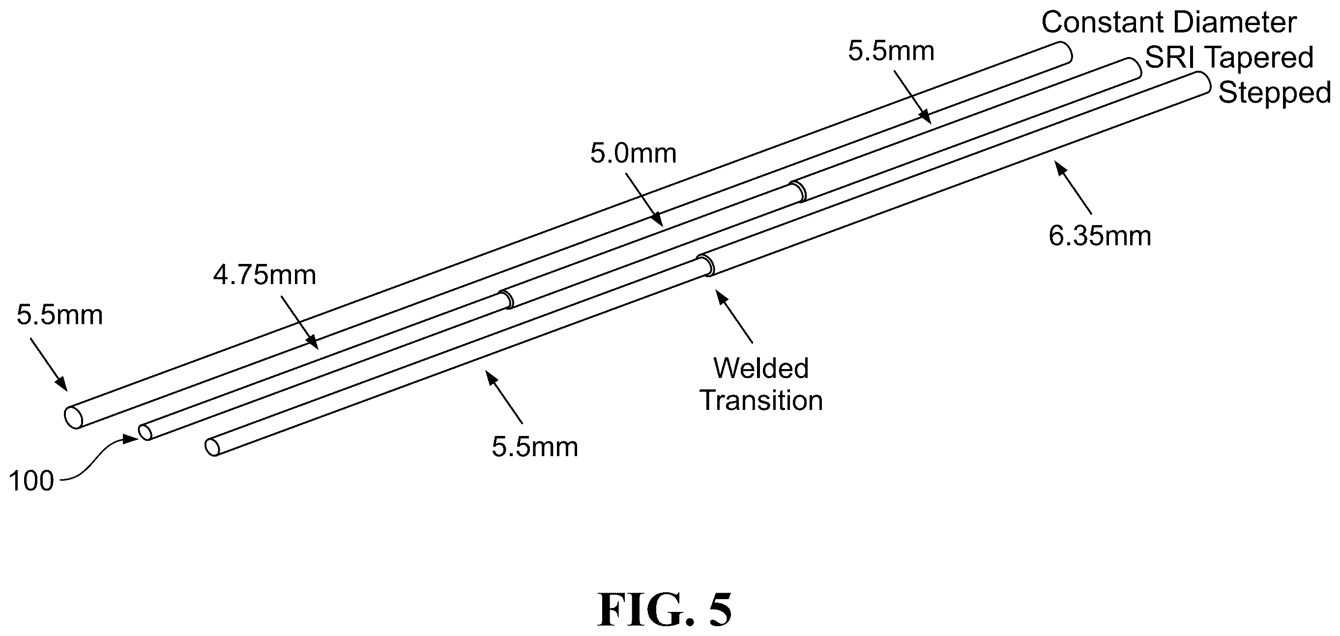Patent US12611231 Figure 5 – Spinal rod and systems thereof