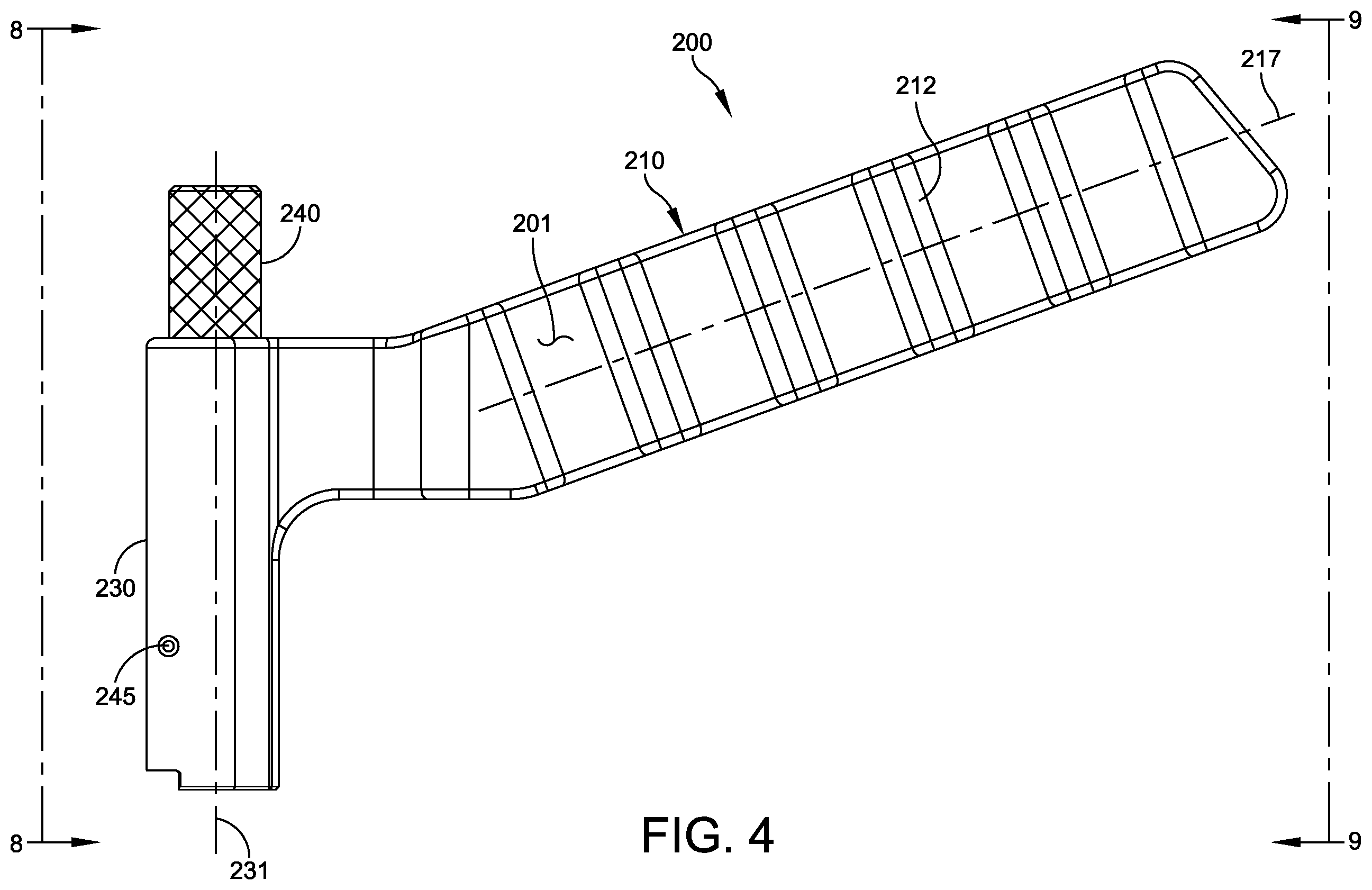 Patent US12611236 Figure 2 – Implant with intramedullary portion and offset extramedullary portion