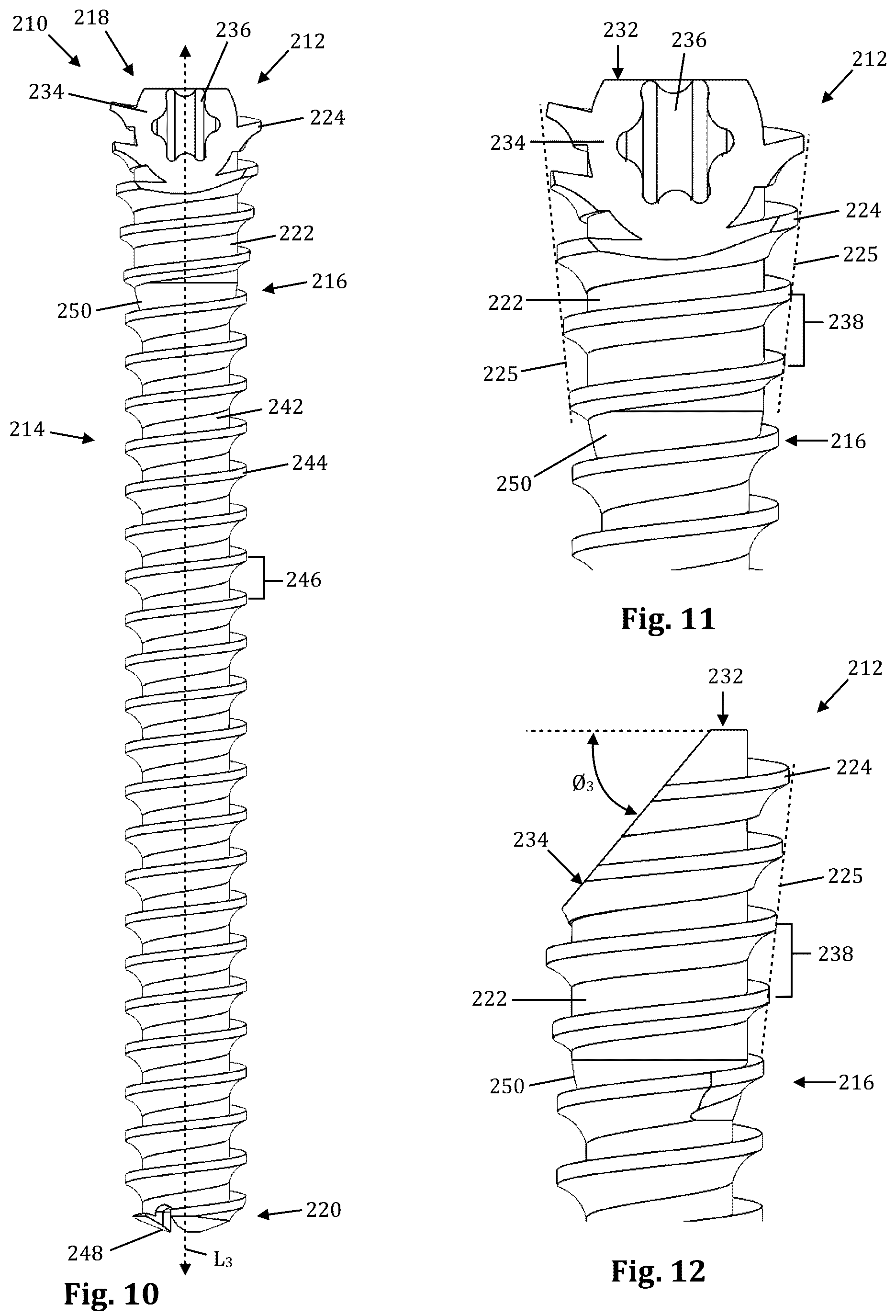 Patent US12611239 Figure 4 – Orthopedic bone screw