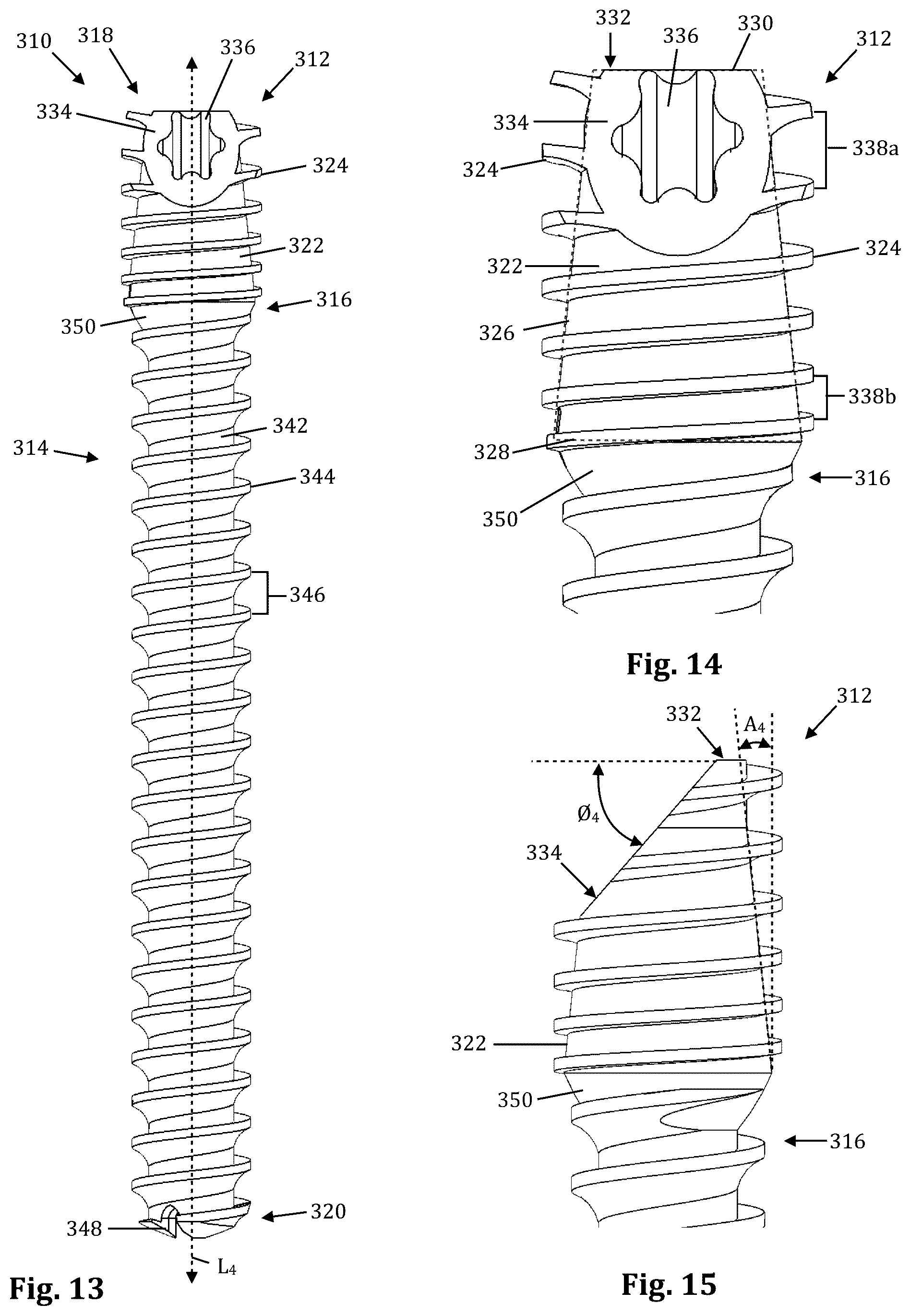 Patent US12611239 Figure 5 – Orthopedic bone screw