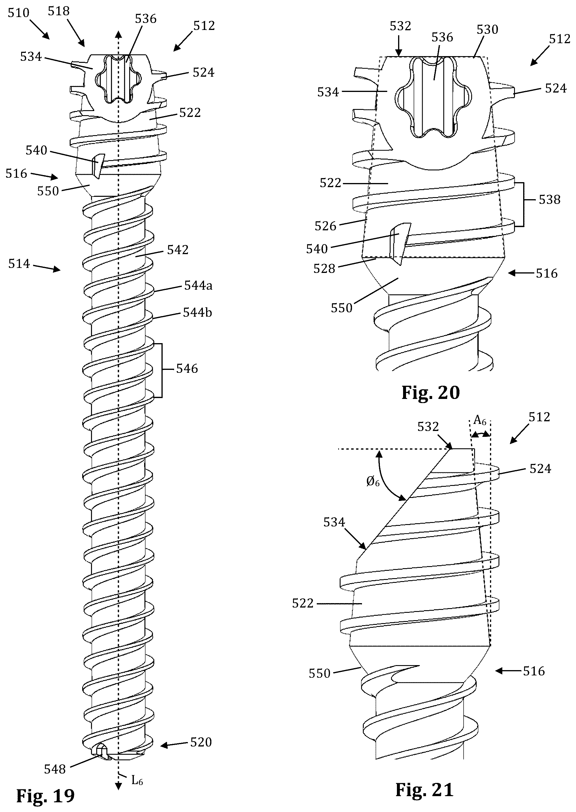 Patent US12611239 Figure 7 – Orthopedic bone screw