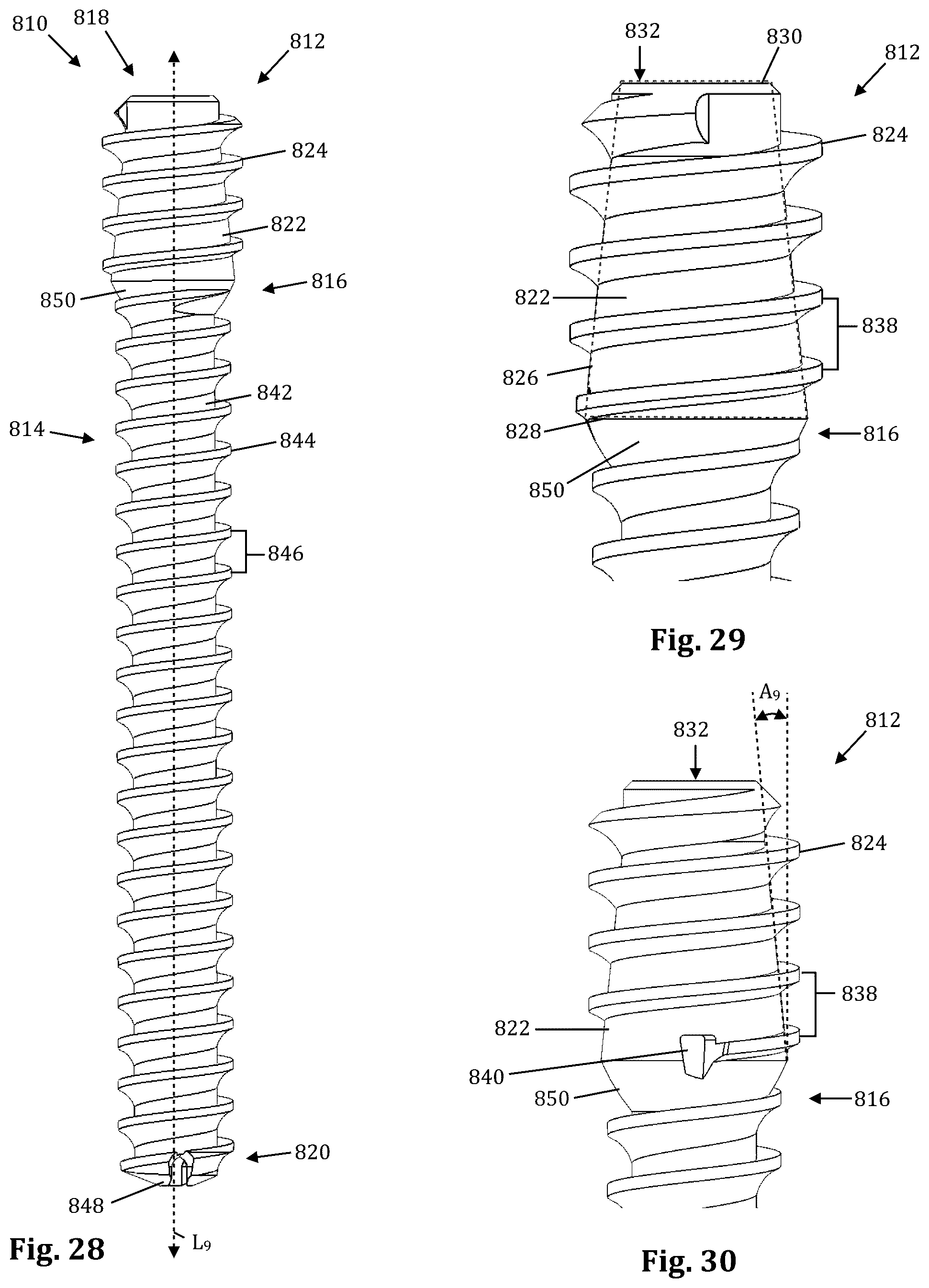 Patent US12611239 Figure 10 – Orthopedic bone screw