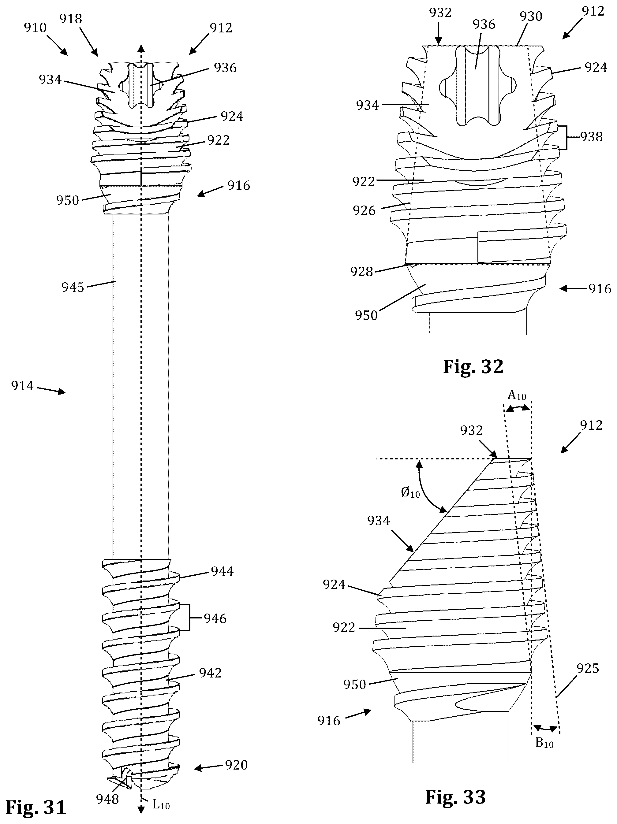 Patent US12611239 Figure 11 – Orthopedic bone screw
